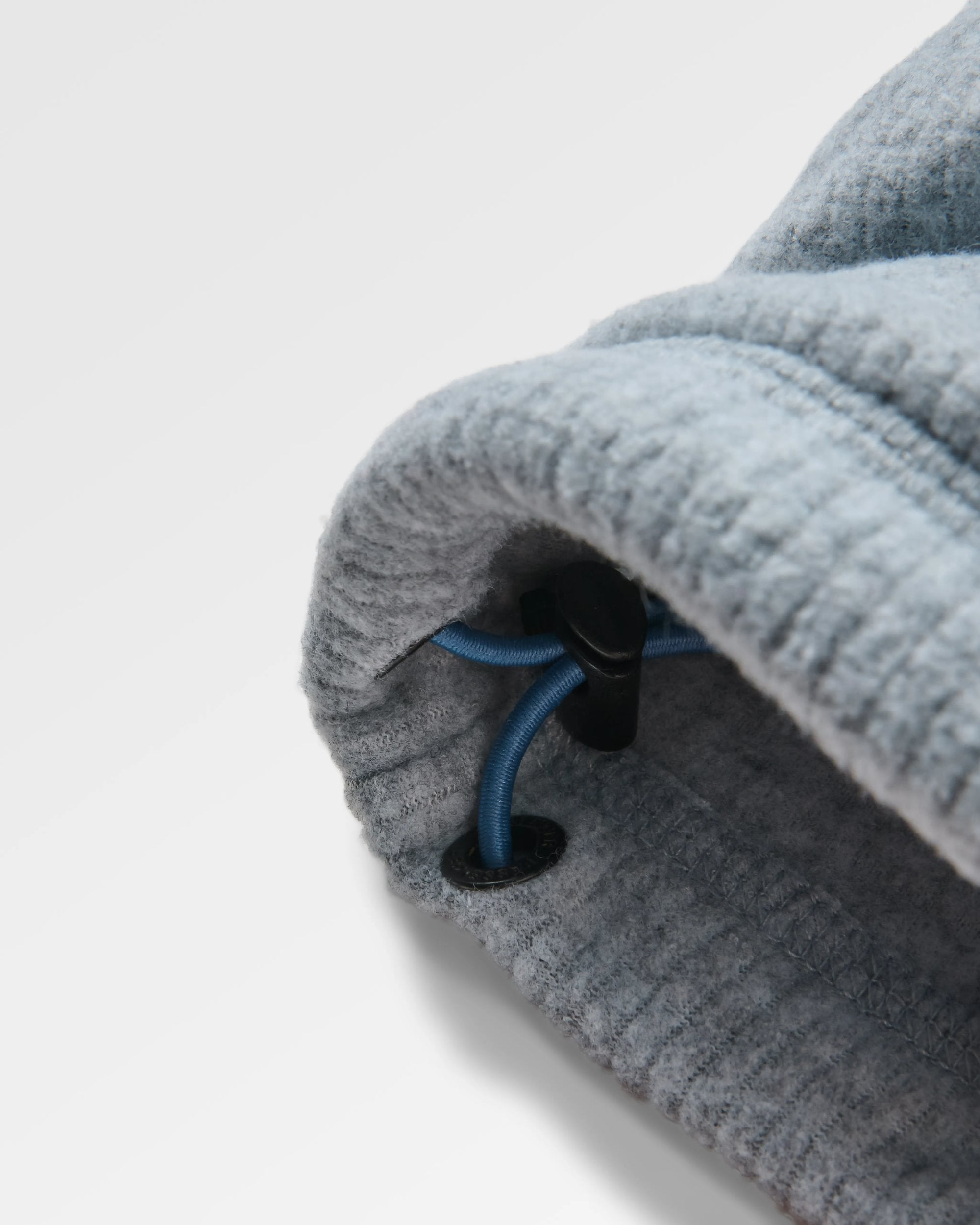 Forestscape Recycled Fleece Hoodie - Grey Marl - Flatlay