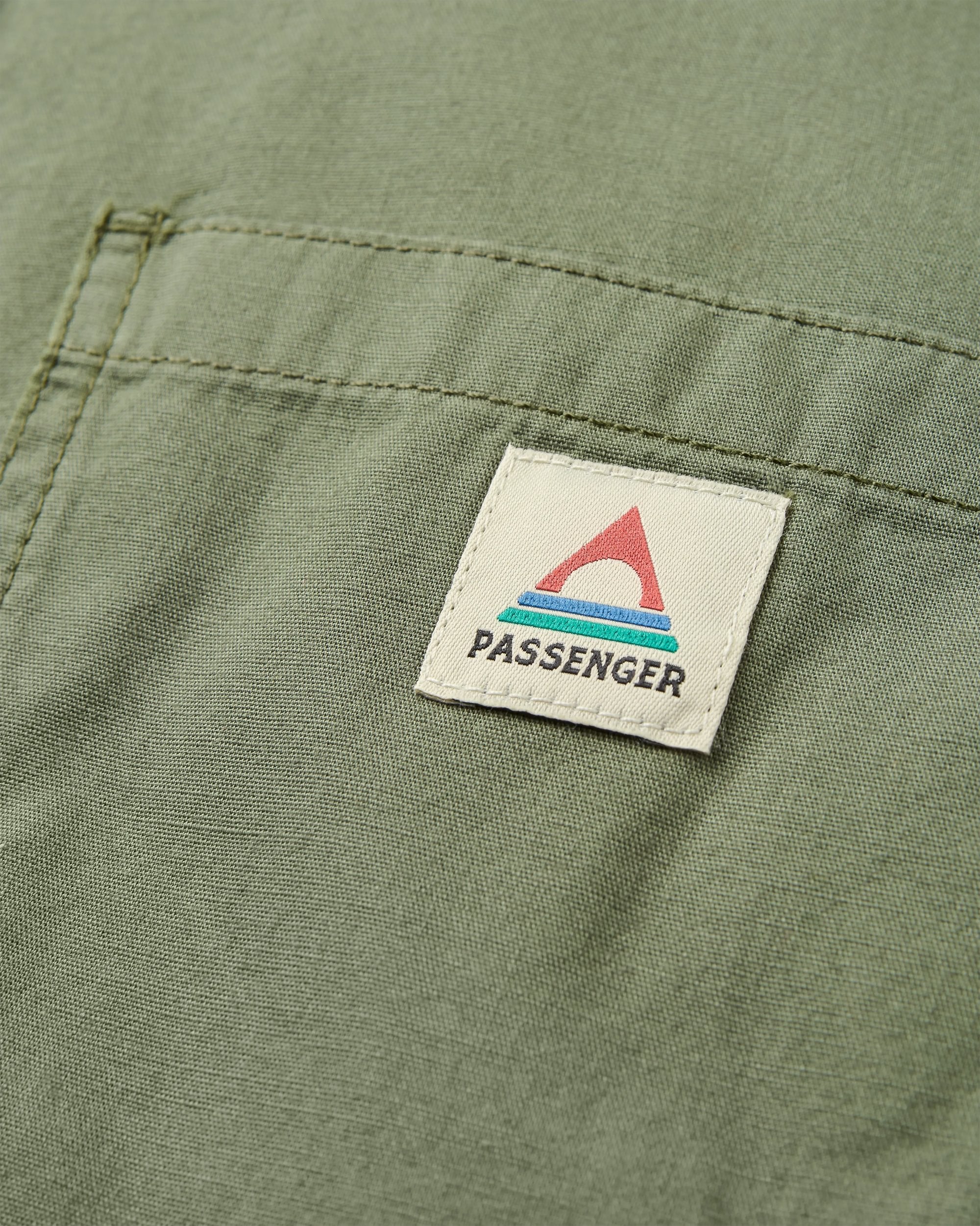 Shuffle Light Short Dungarees - Wild Green - Flatlay