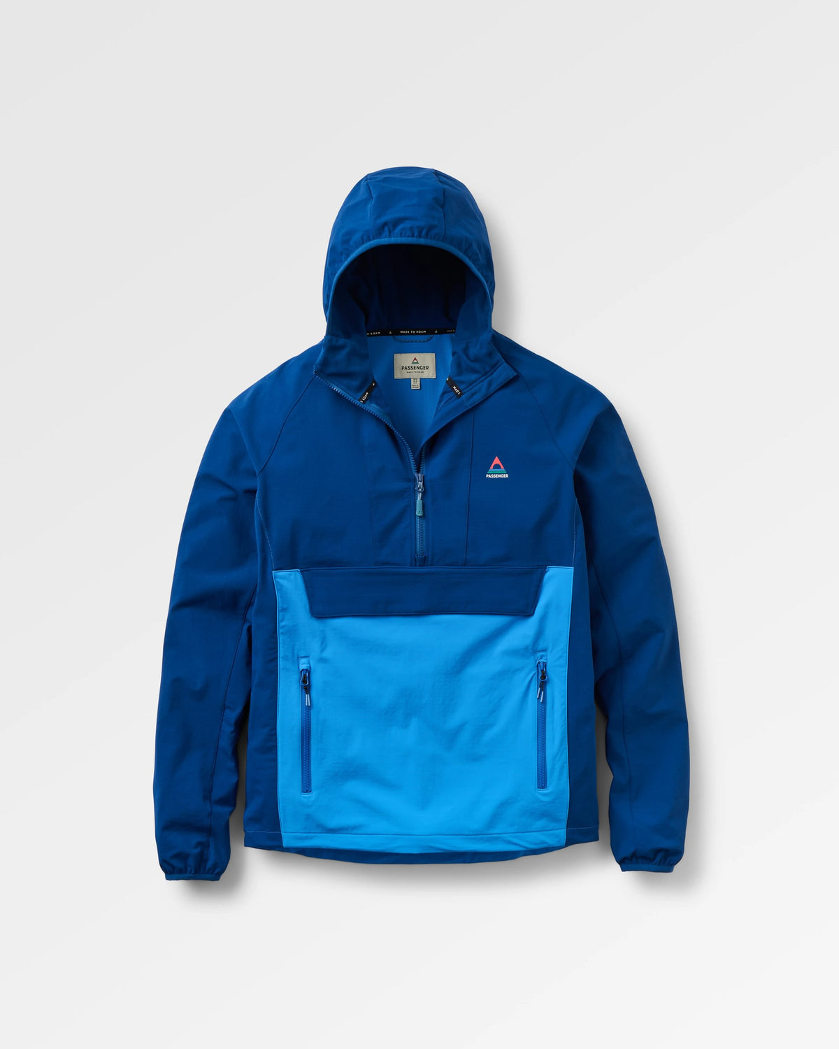 Roamer Light Softshell Anorak - Blue Navy/Marine Blue - Flatlay