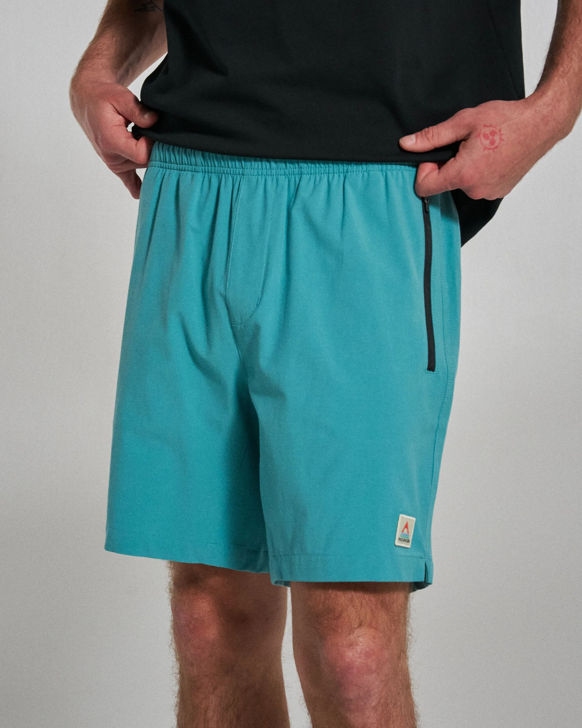 Traveller All Purpose Short - Ocean Teal - Studio Model
