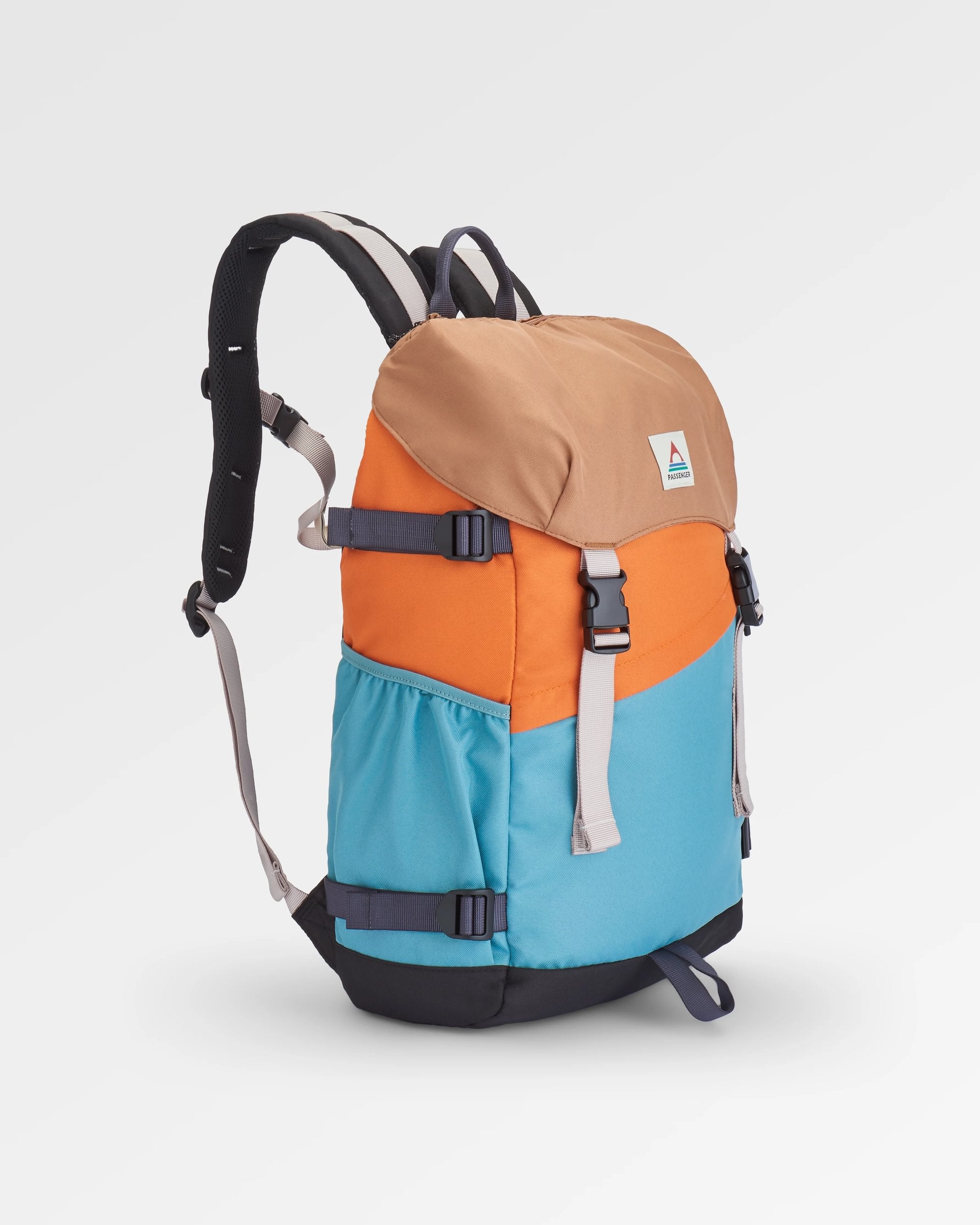Boondocker Recycled 26L Backpack - Arctic/Retro Orange - Flatlay