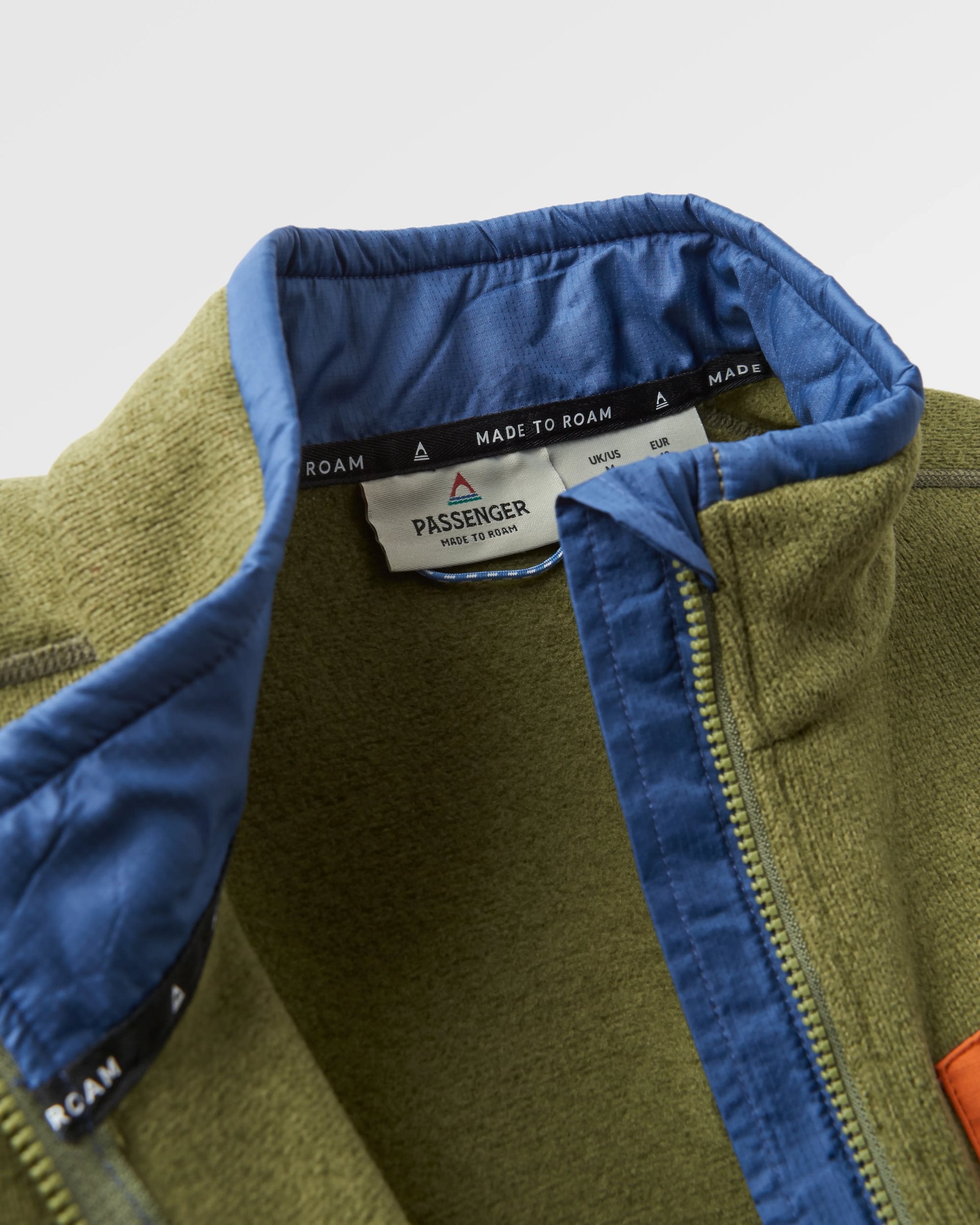 Hudson Recycled Polartec® Fleece - Khaki - Flatlay