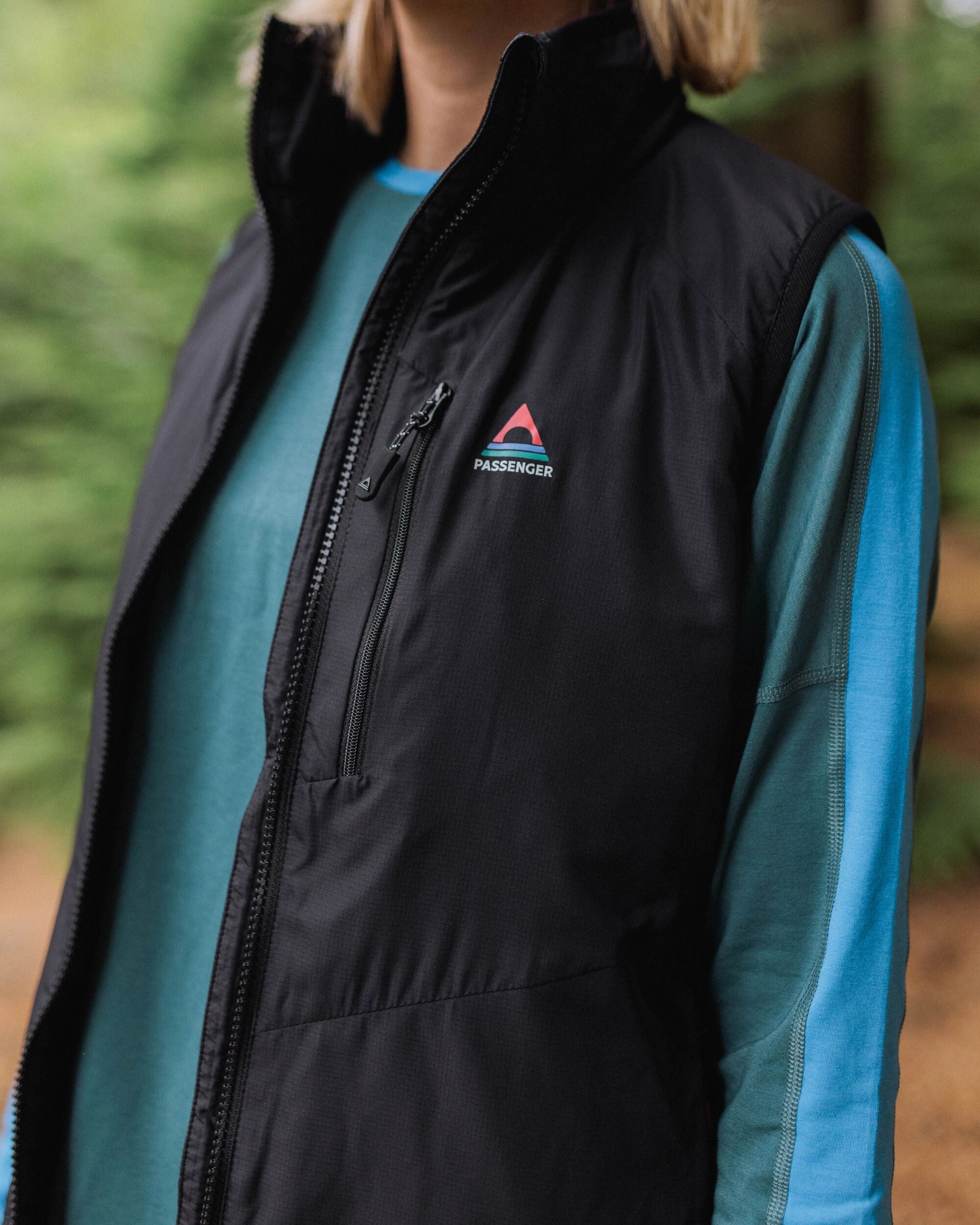 Shasta Lightweight Recycled Thermore® Insulated Gilet - Black - Lifestyle