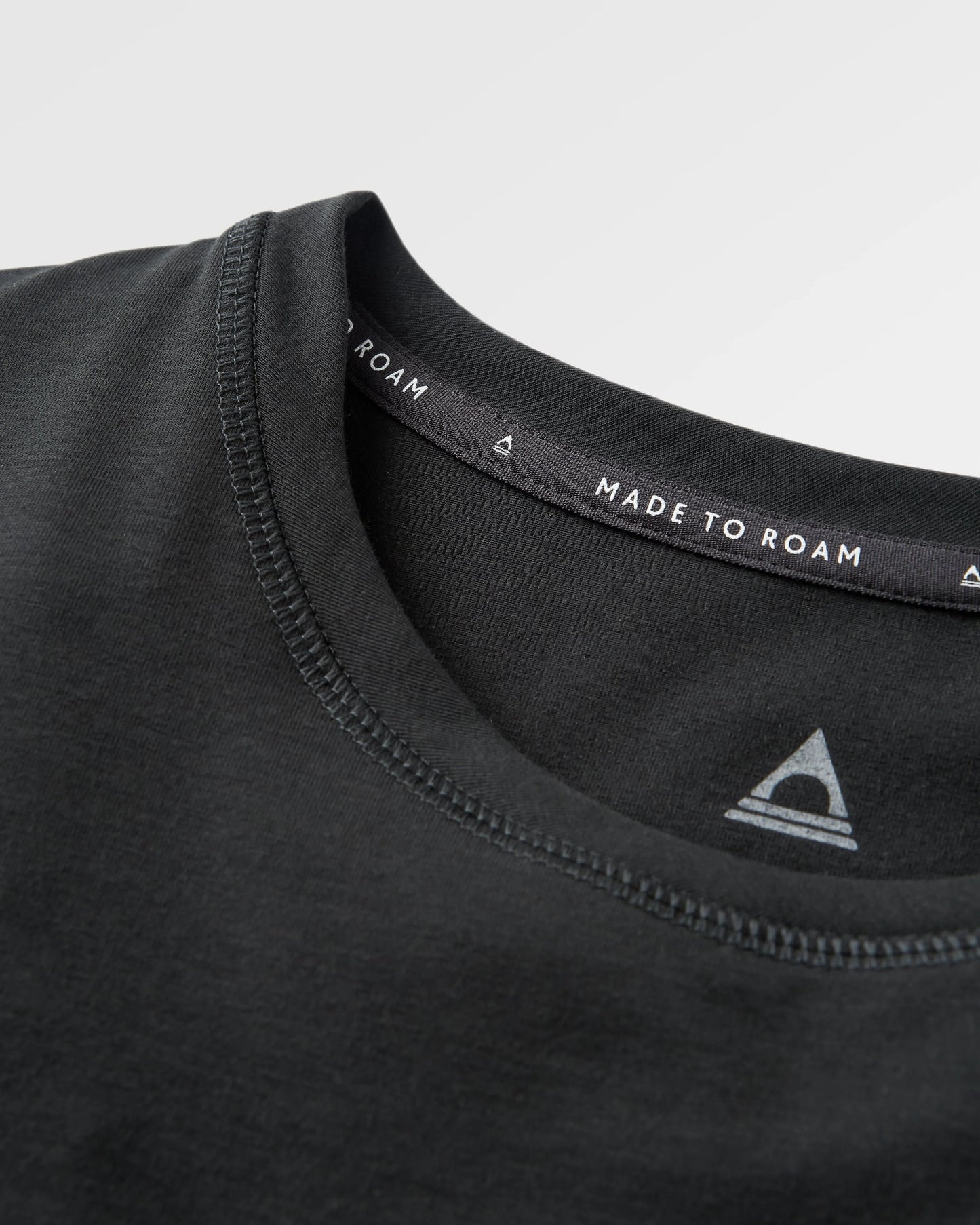 Roamer Men's Recycled Active T-Shirt - Black - Flatlay
