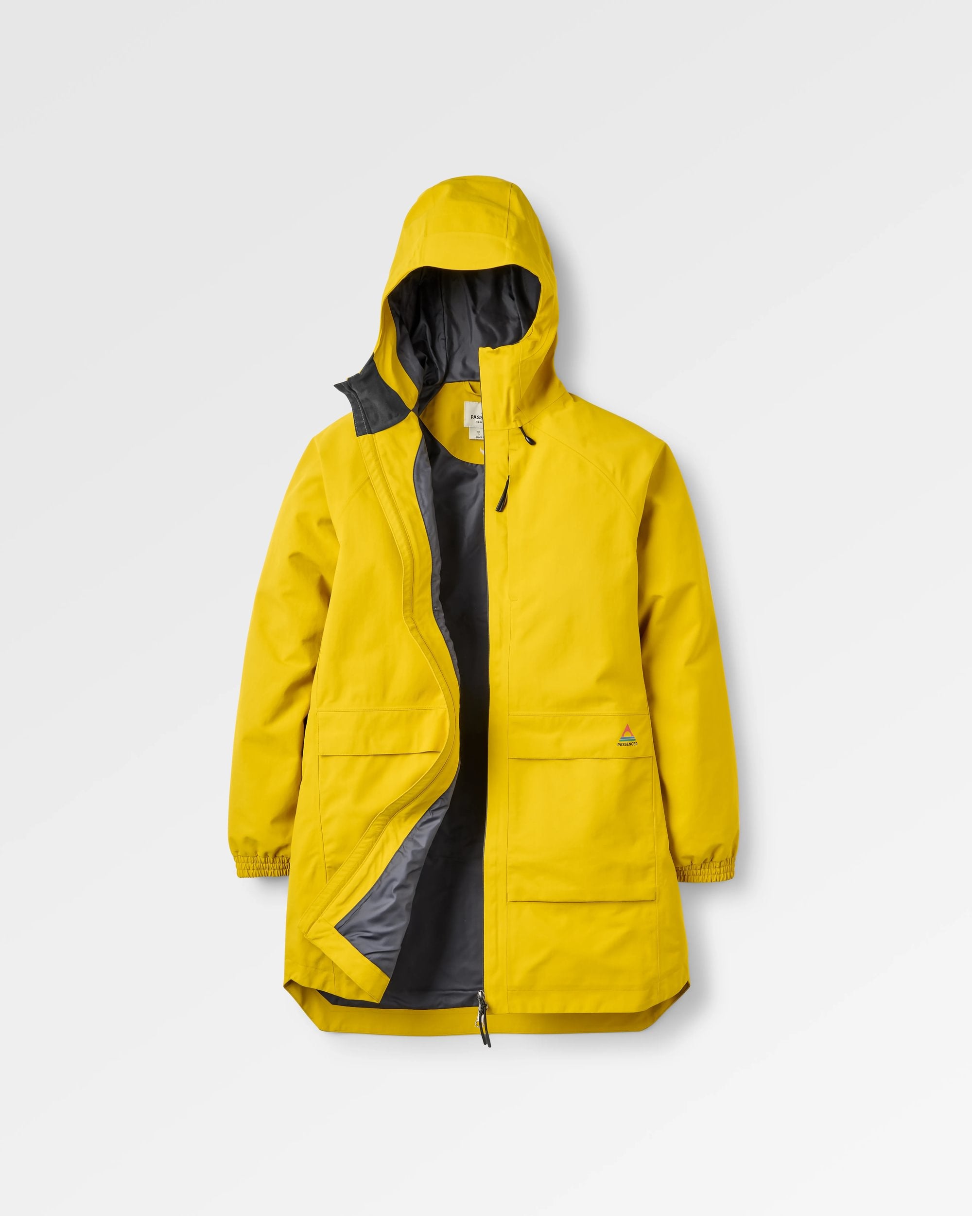 Serein Waterproof Jacket - Heritage Yellow - Flatlay