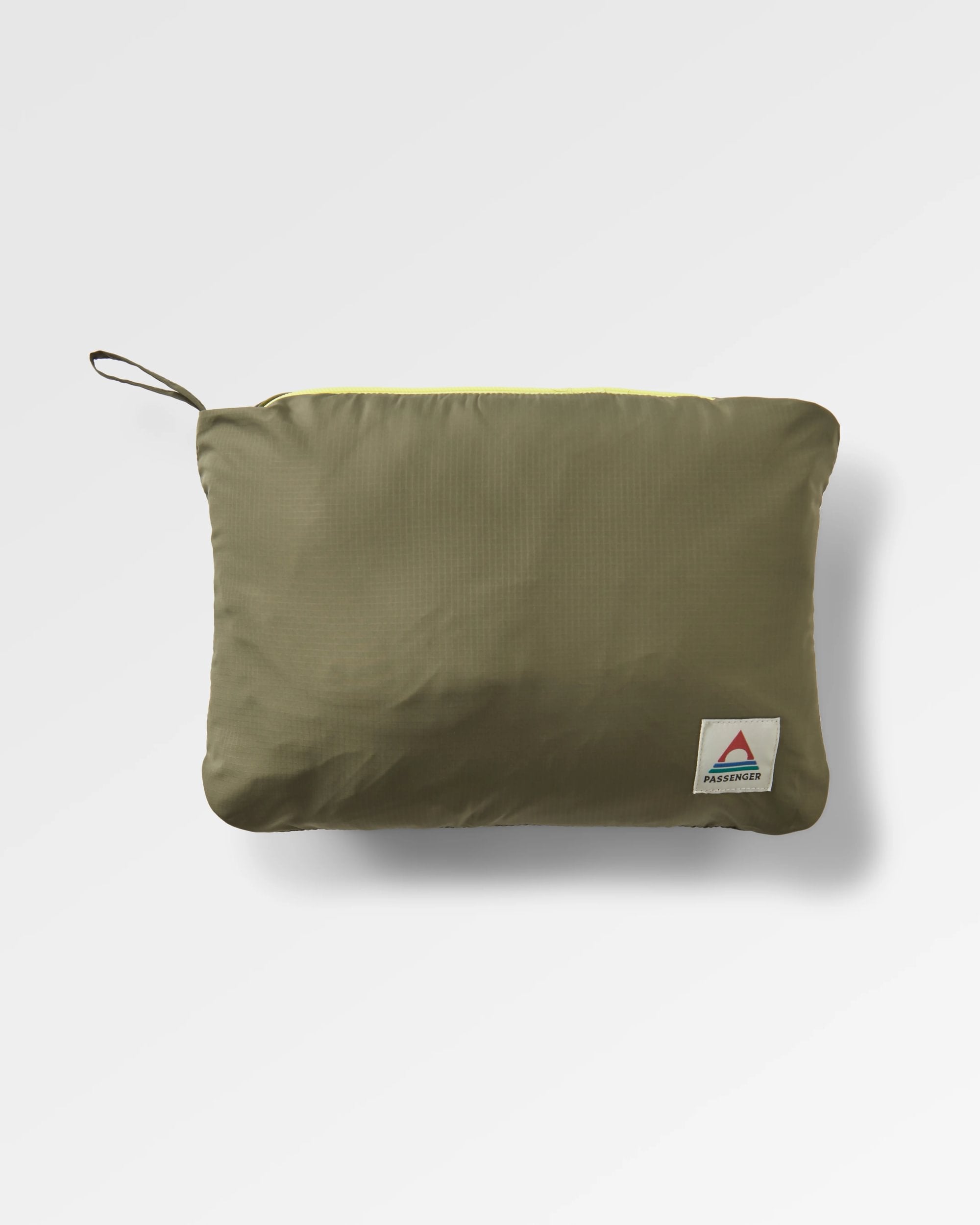 Ocean Recycled Insulated Anorak - Dusty Olive - Flatlay