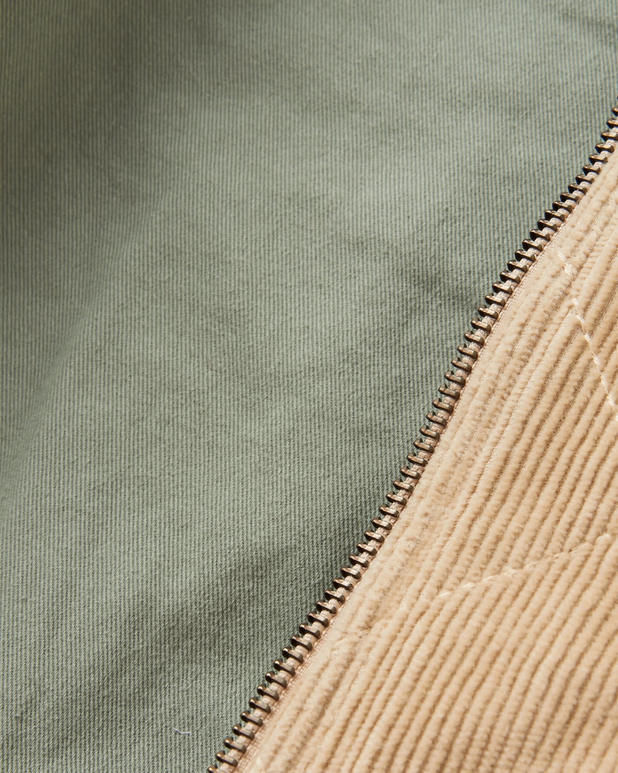 Lucia Cord Jacket - Stone/Pistachio - Flatlay