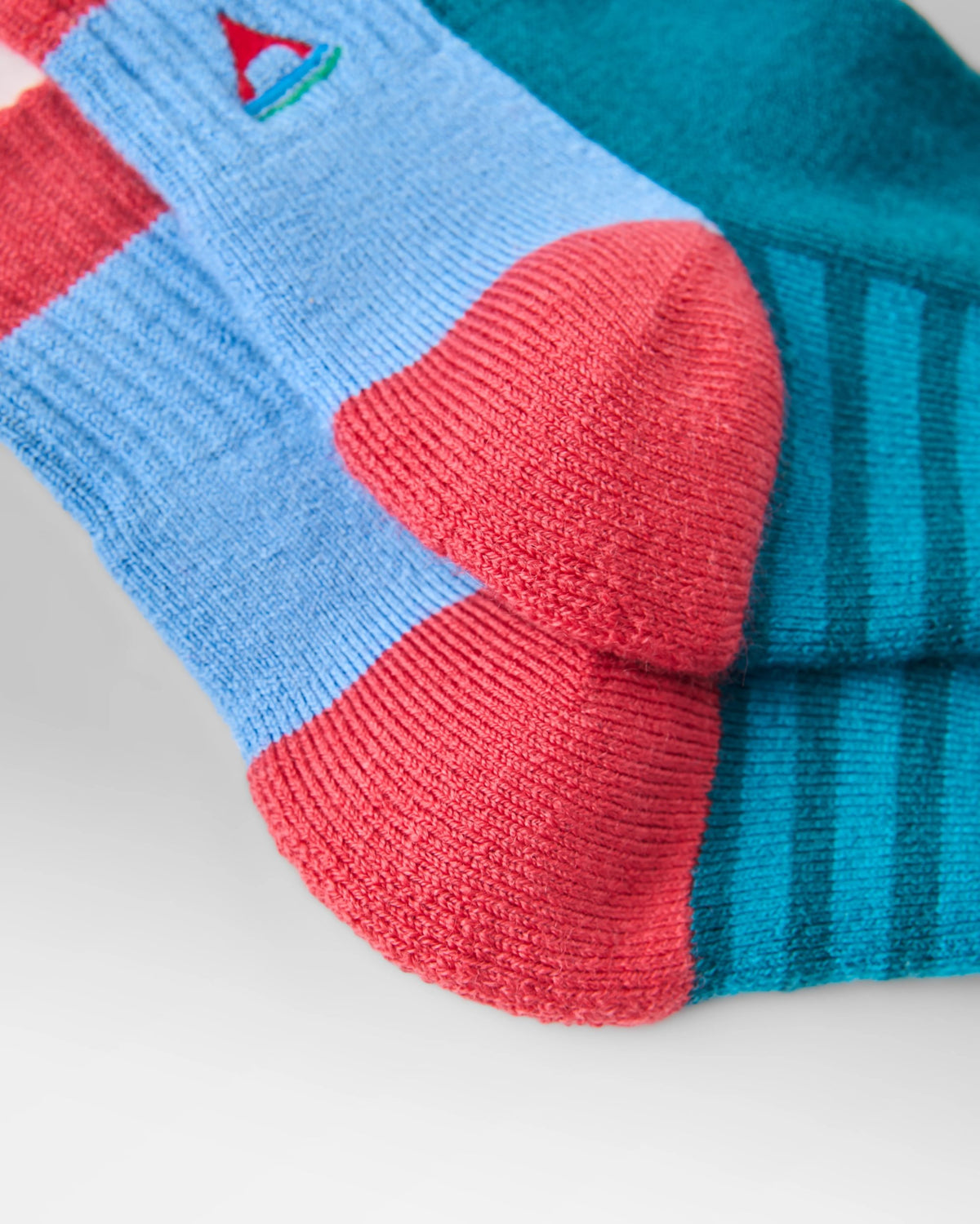 Tillamock Merino Active Quarter Sock - Mediterranean - Flatlay