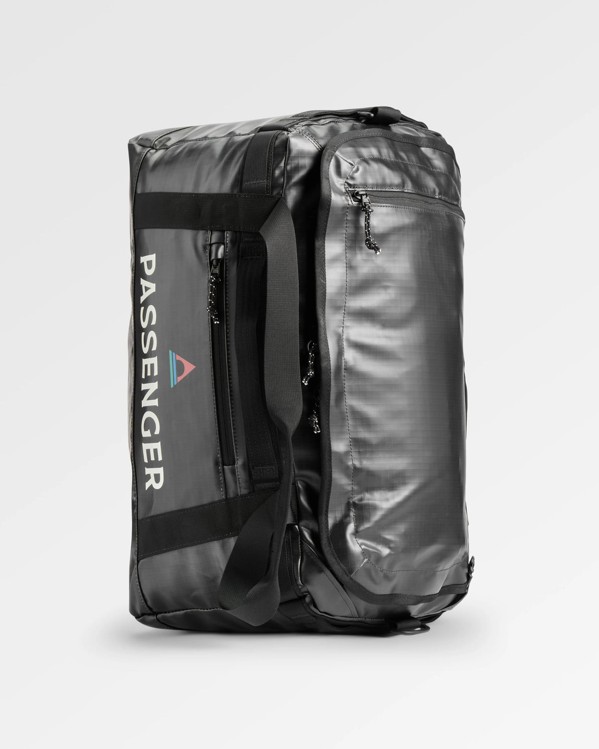 Roamer Recycled 40L Duffel Bag - Phantom Black - Flatlay