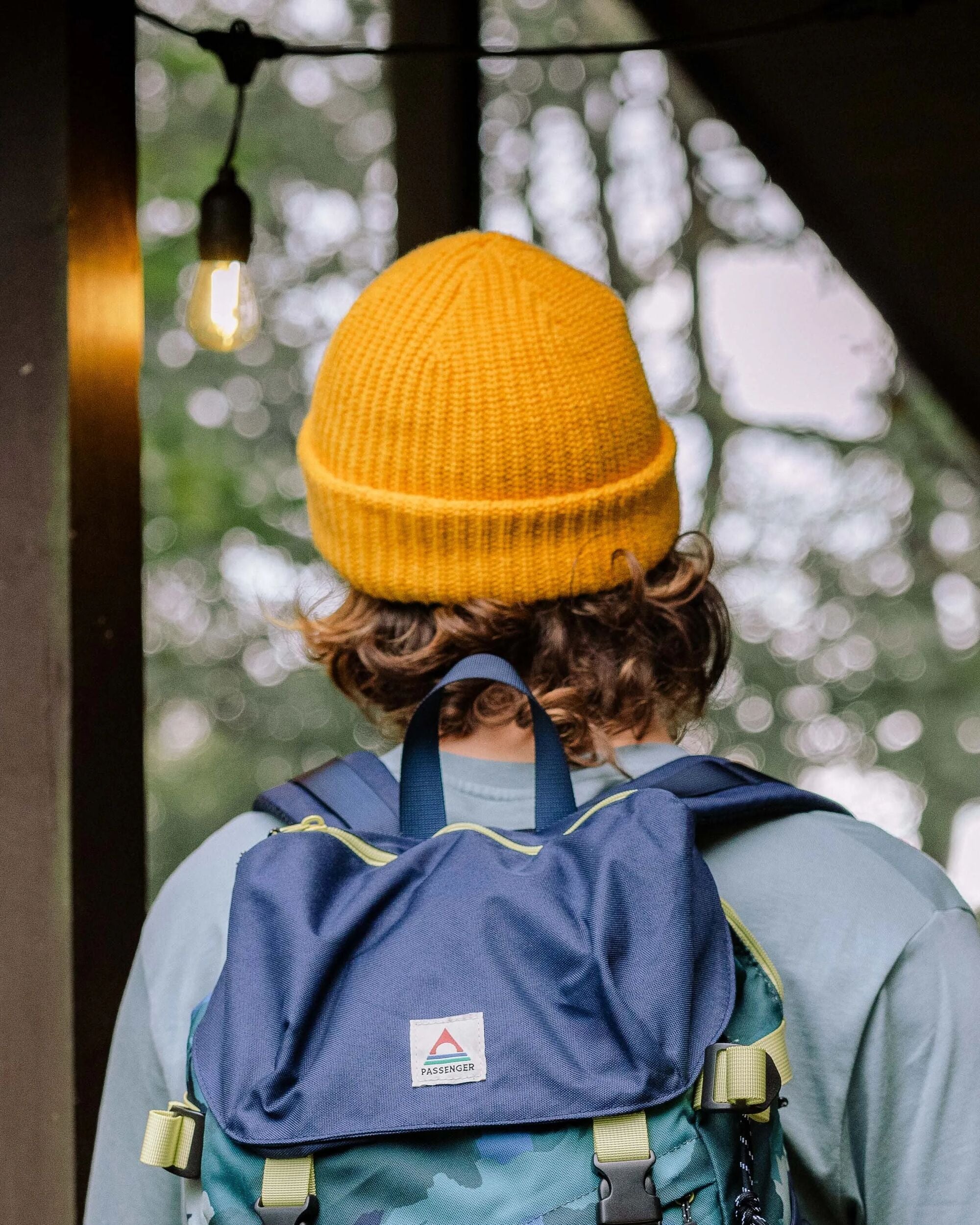 Beechwood Fleece Lined Recycled Beanie - Mustard Gold - Lifestyle - Male