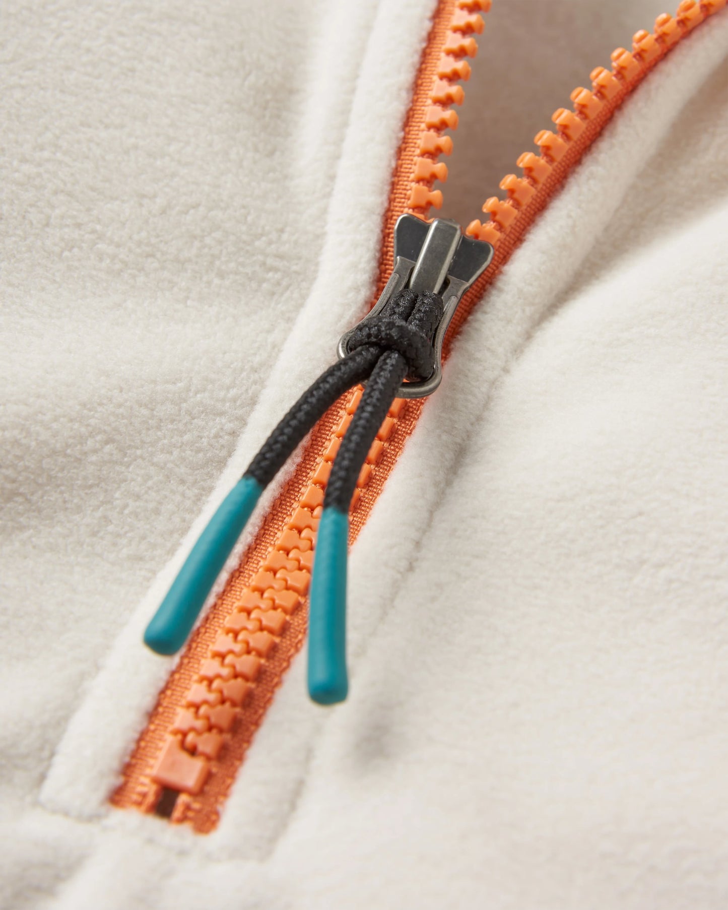 Ayla Recycled Micro Polartec® Fleece - Vintage White - Flatlay