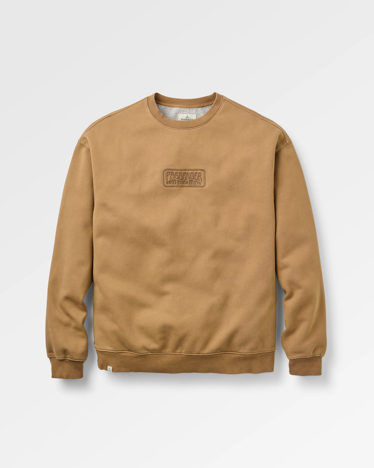 Boundless Relaxed Fit Sweatshirt - Caramel Brown - Flatlay