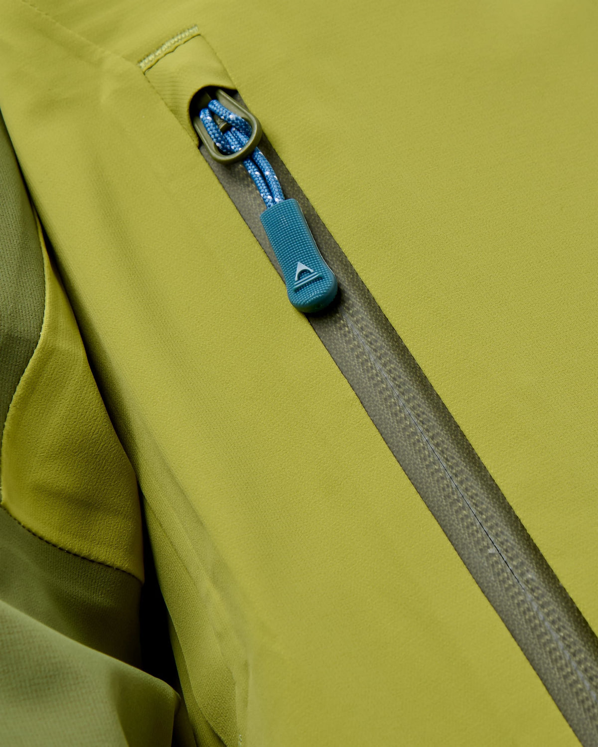Mens Trailscape 3L Waterproof Jacket - Clover/Tea Green - Flatlay