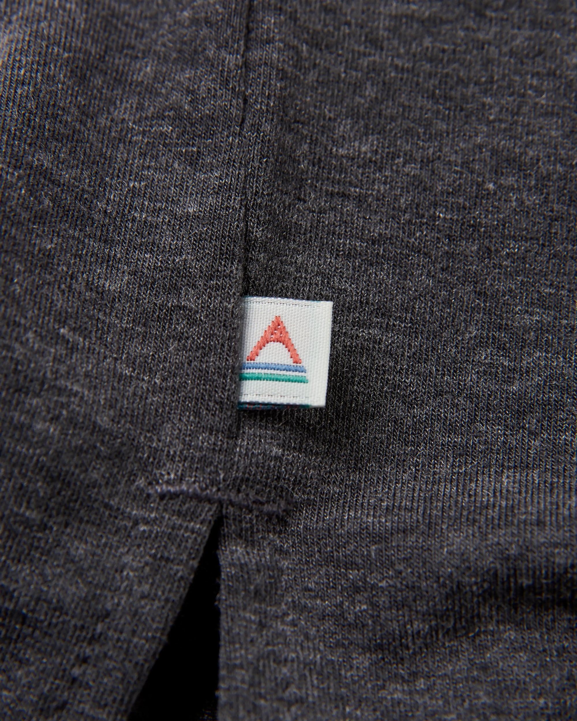 Sorrento Recycled Active LS T-Shirt - Black - Flatlay