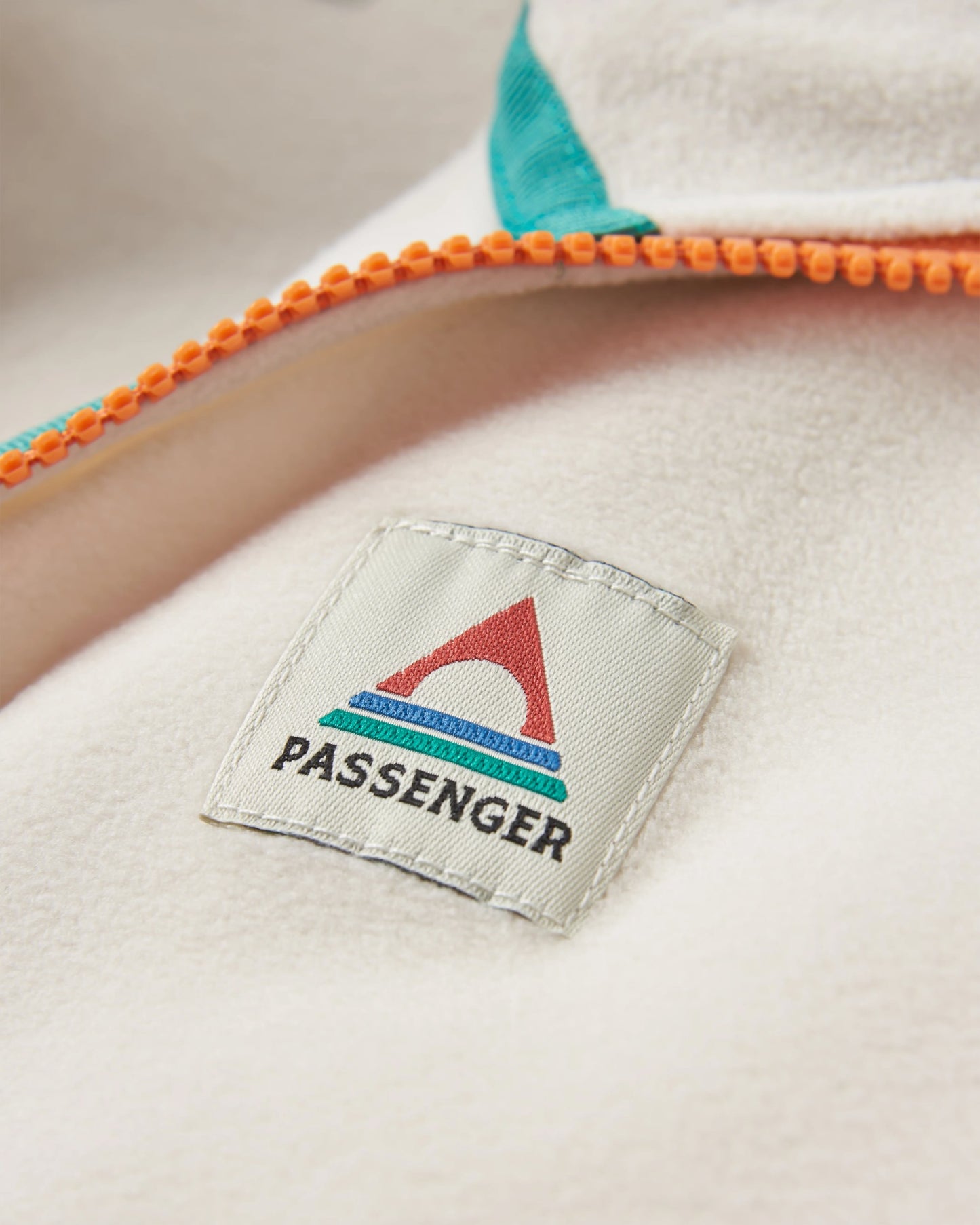Ayla Recycled Micro Polartec® Fleece - Vintage White - Flatlay