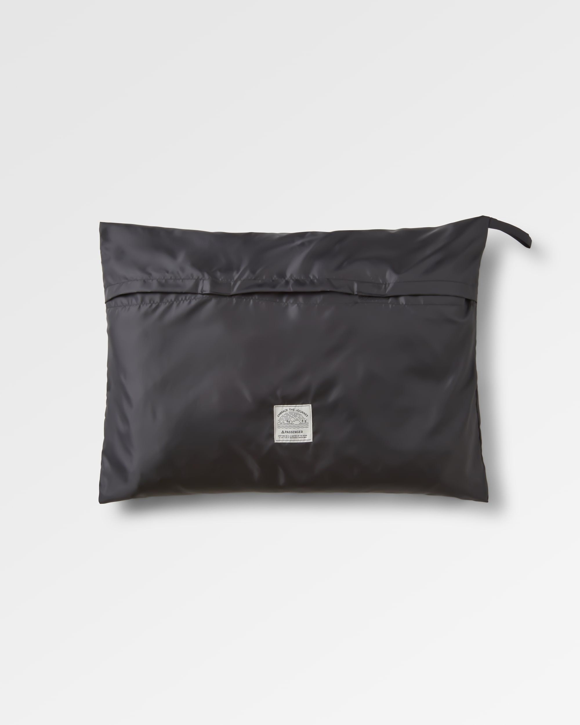 Waves Recycled Sherpa Lined Changing Robe - Dark Denim/ Deep Navy - Flatlay