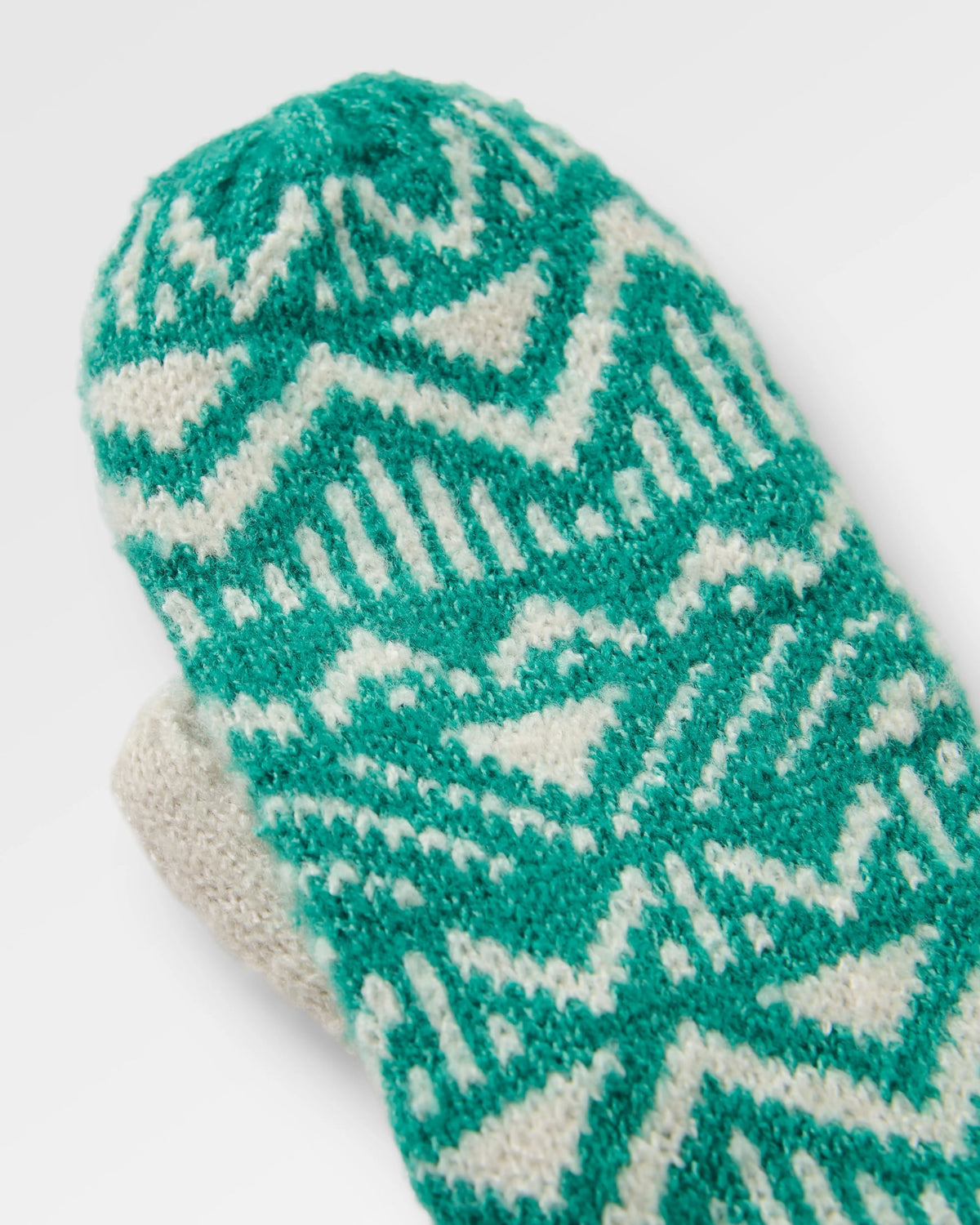 Nurture Fleece Lined Mittens - Greenlake - Flatlay