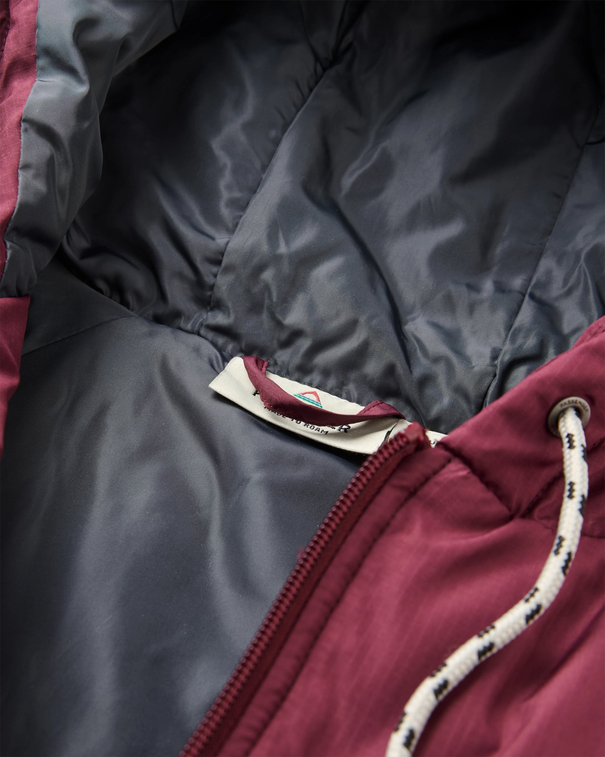 Dylan Recycled Insulated Full Zip Jacket - Fig - Flatlay