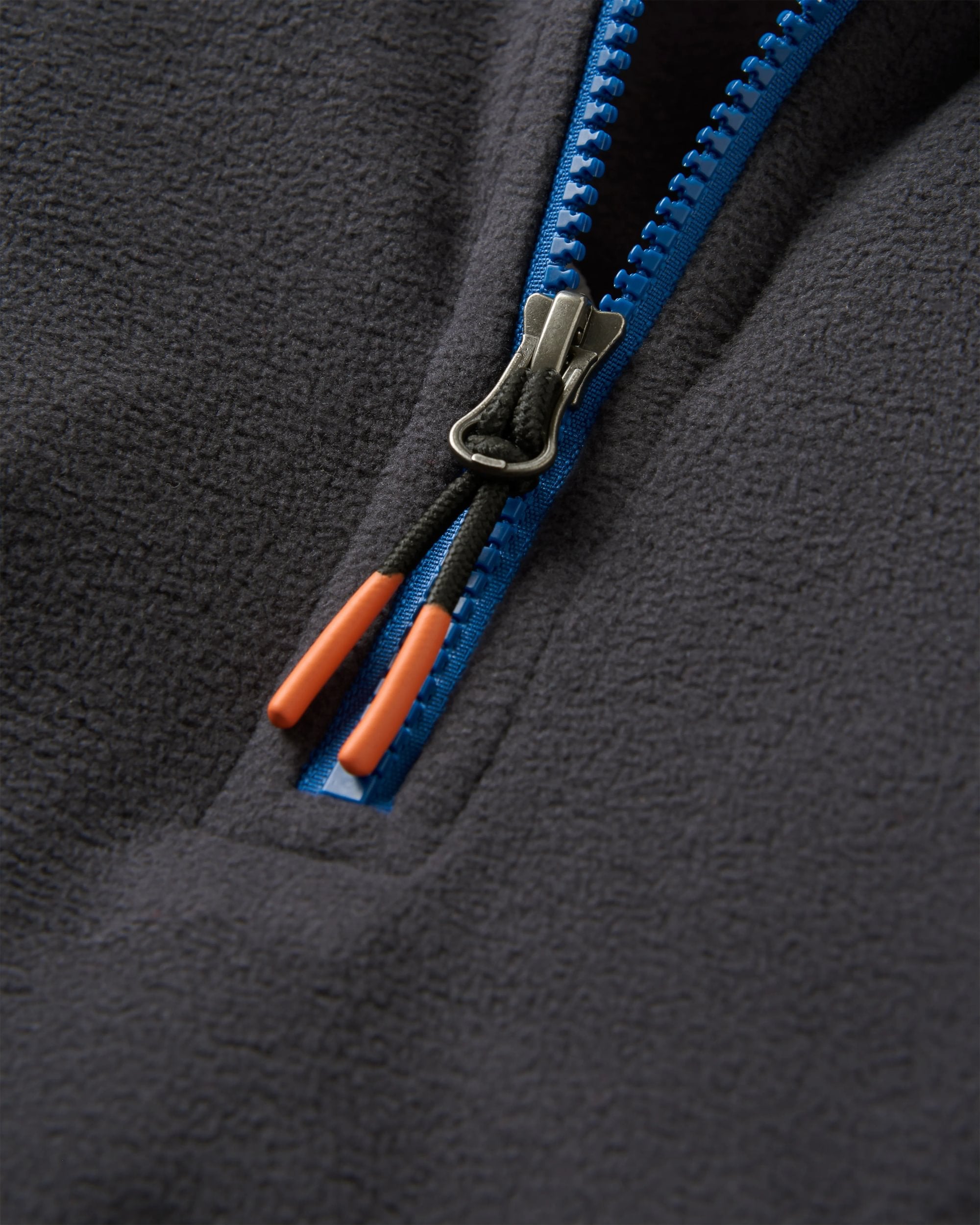 Switchback Recycled Micro Polartec® Fleece - Black - Flatlay