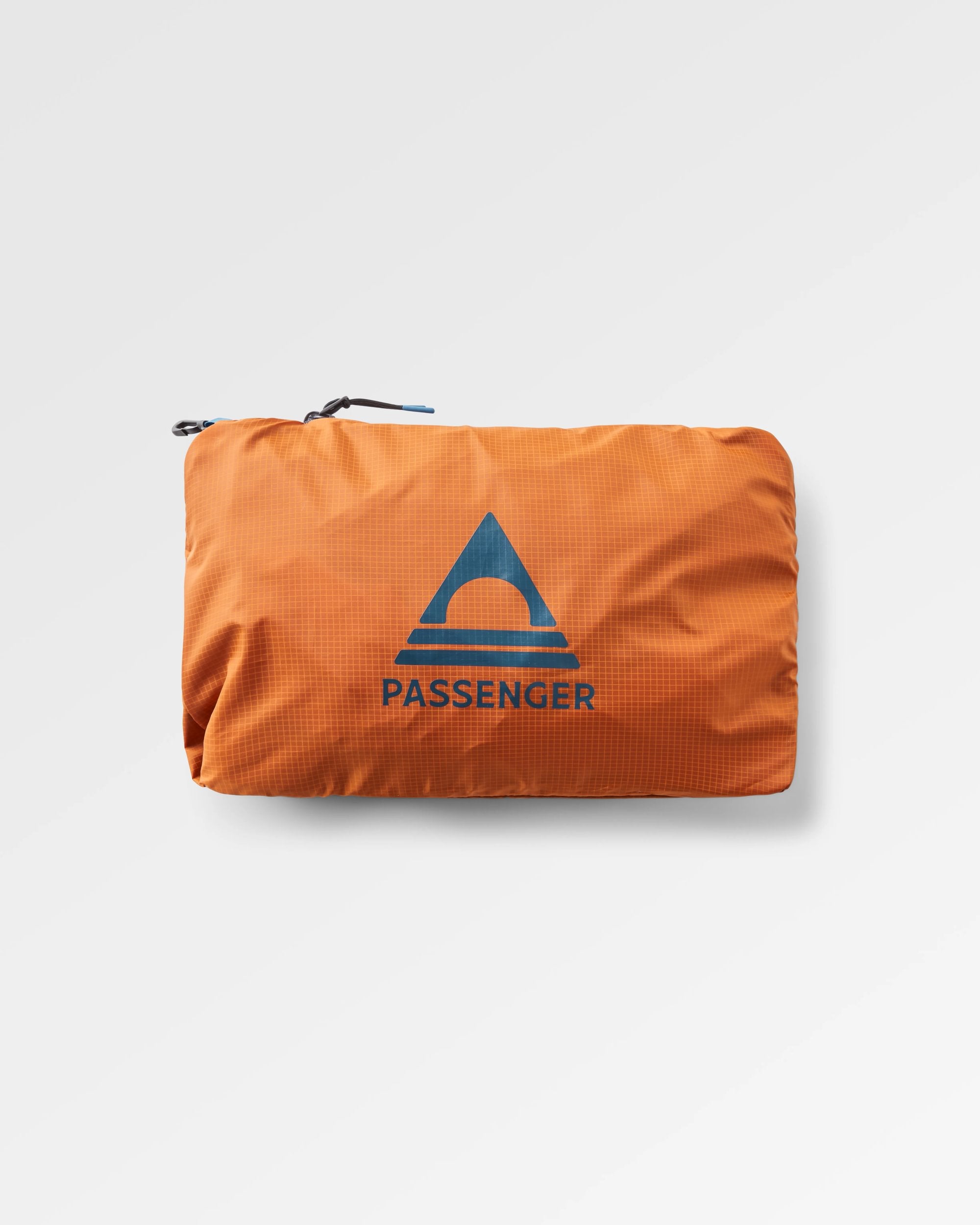 Gusto Recycled Windshell Jacket - Sunset Orange/Charcoal - Flatlay