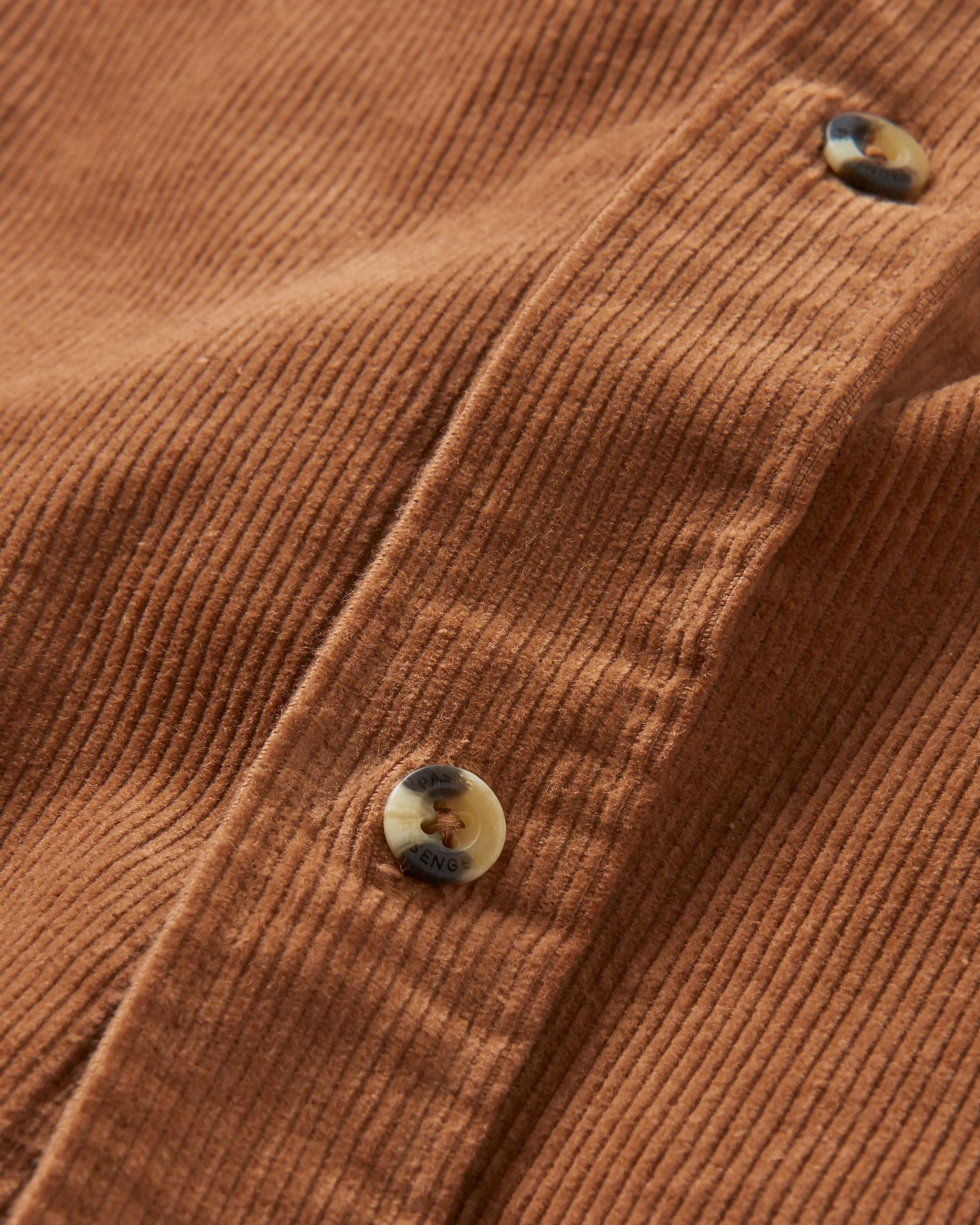 Backcountry Cord Shirt - Toffee - Flatlay