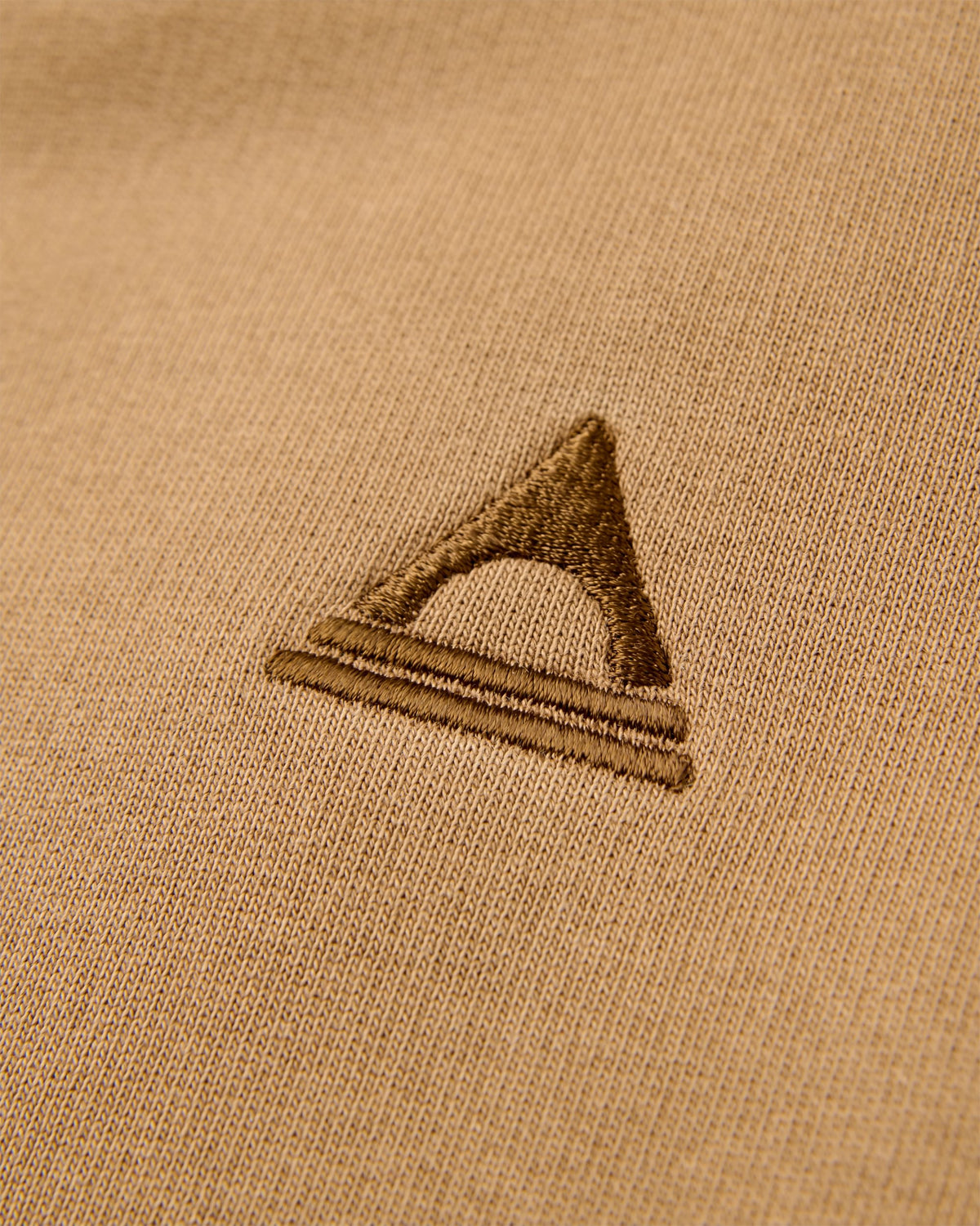 Vita Organic Cotton Relaxed Fit Hoodie - Caramel - Flatlay