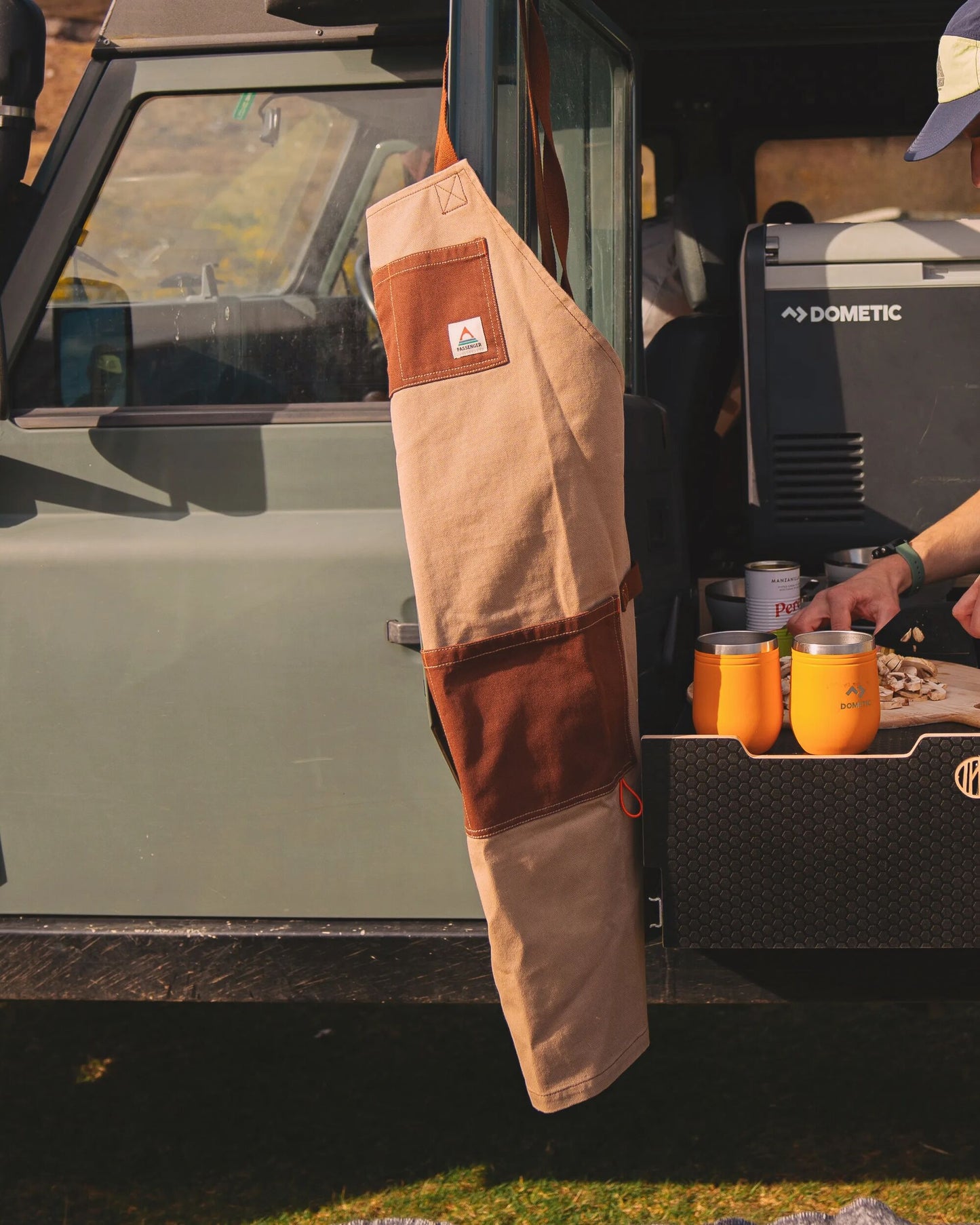 Campfire Recycled Cotton Apron - Elmwood - Lifestyle