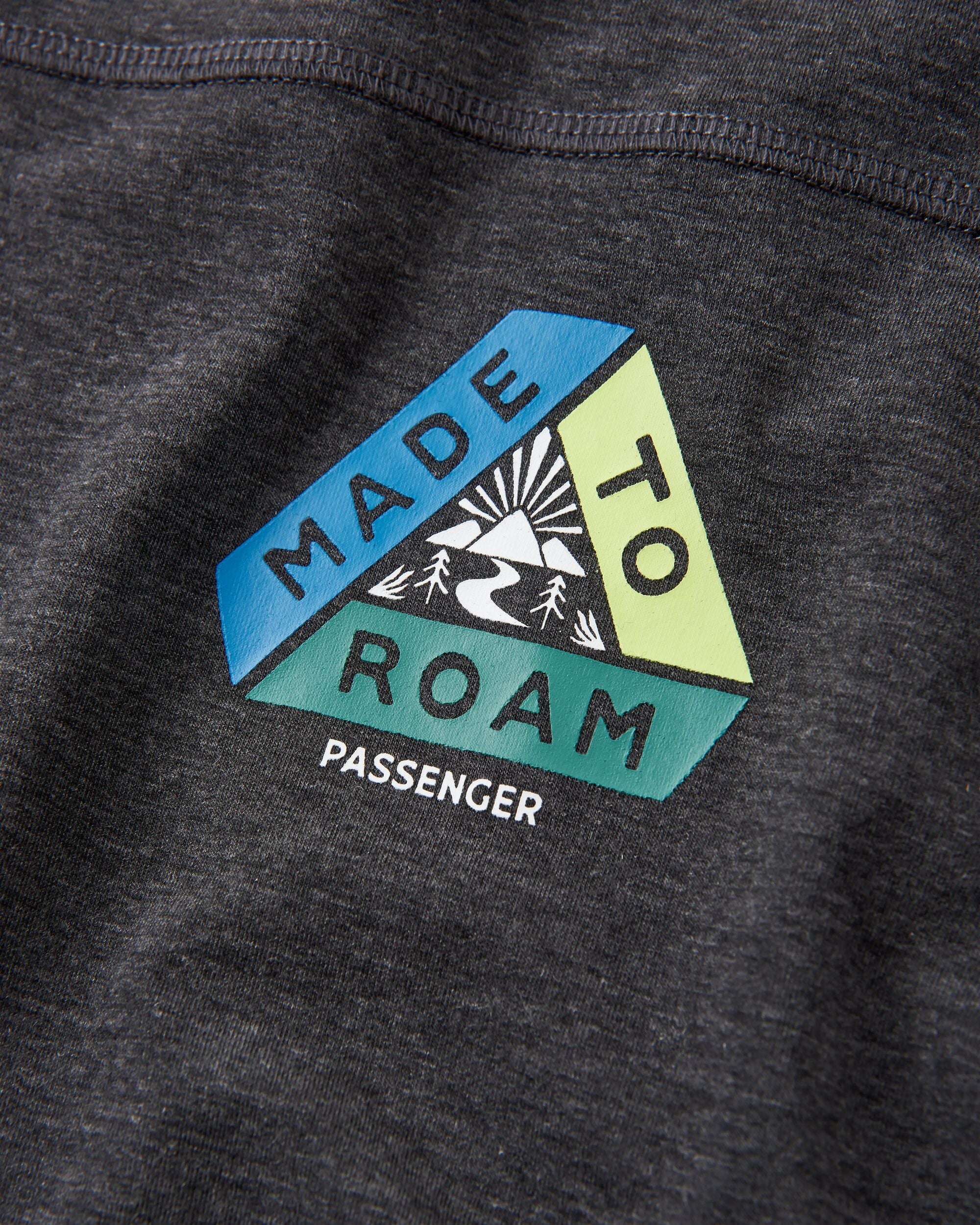 Sorrento Recycled Active LS T-Shirt - Black - Flatlay