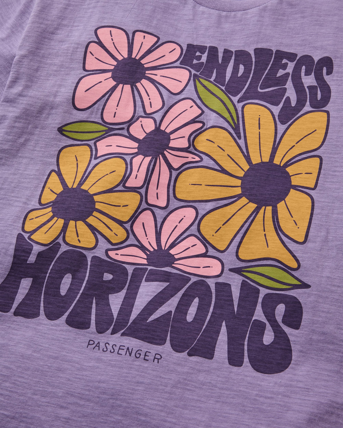 Endless Horizons T-Shirt - Purple Haze - Flatlay
