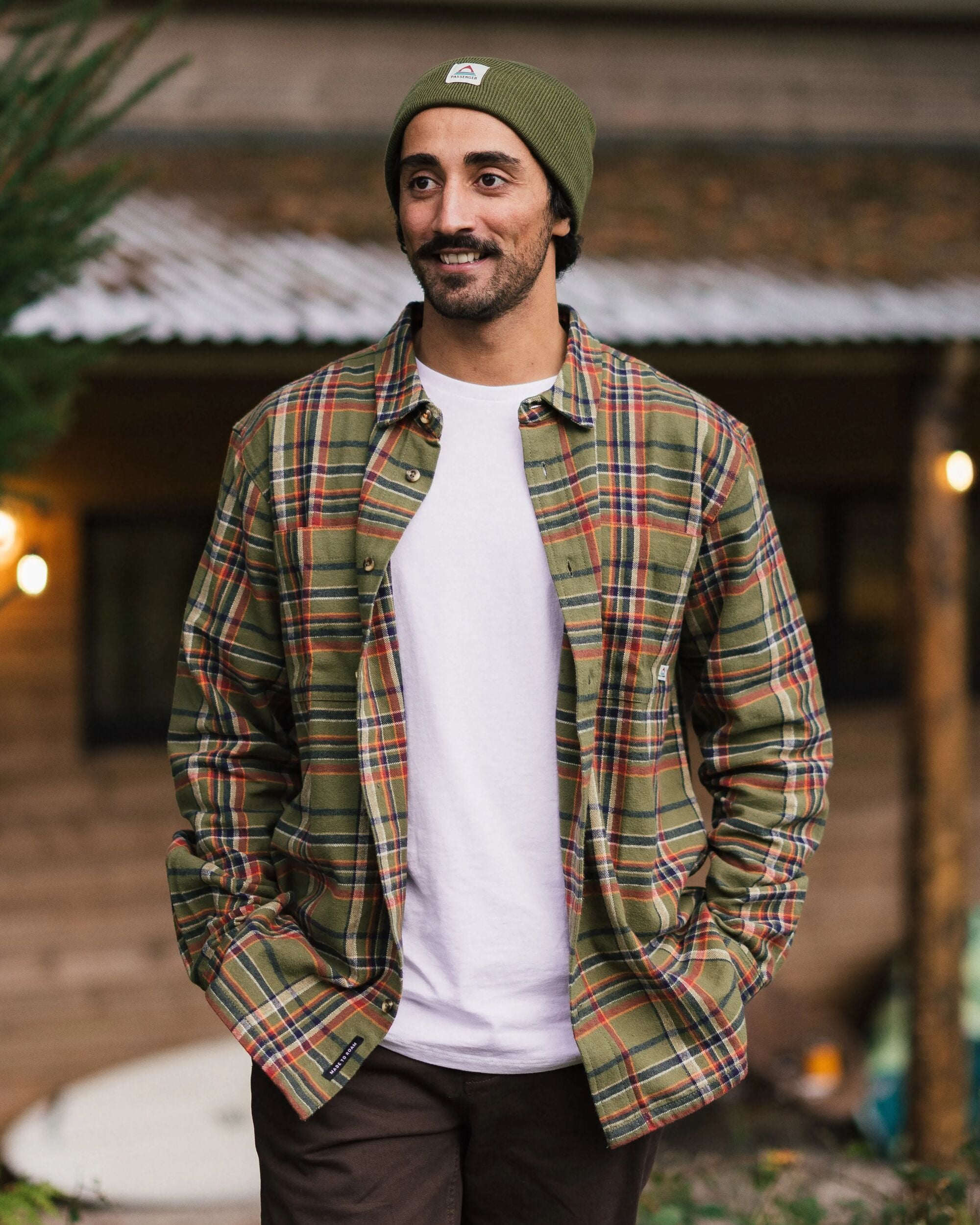 Backcountry Check Shirt - Khaki Check - Lifestyle