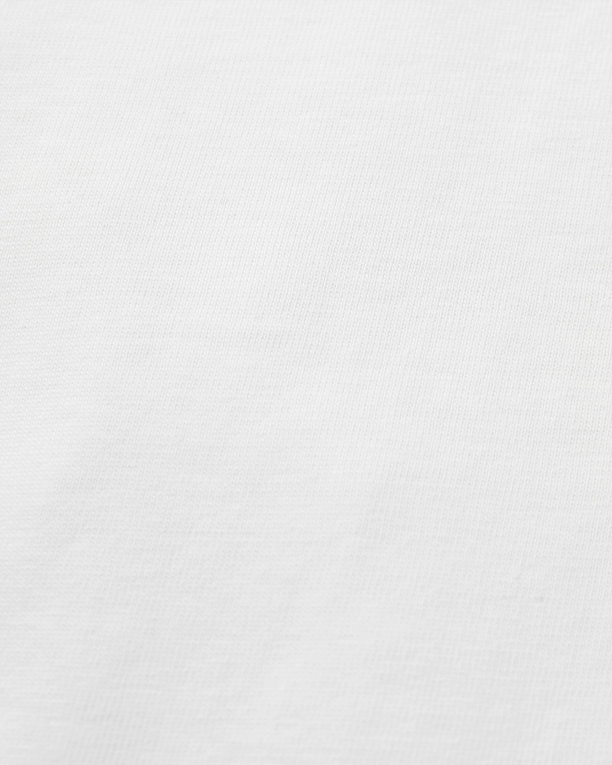 Cutout Organic Cotton T-Shirt - White - Flatlay