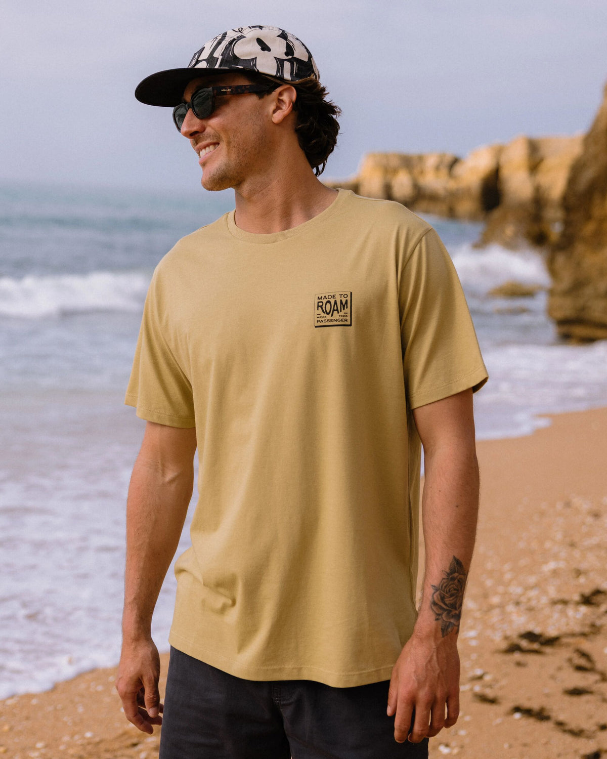 Sonoma T-Shirt - Warm Beige - Lifestyle