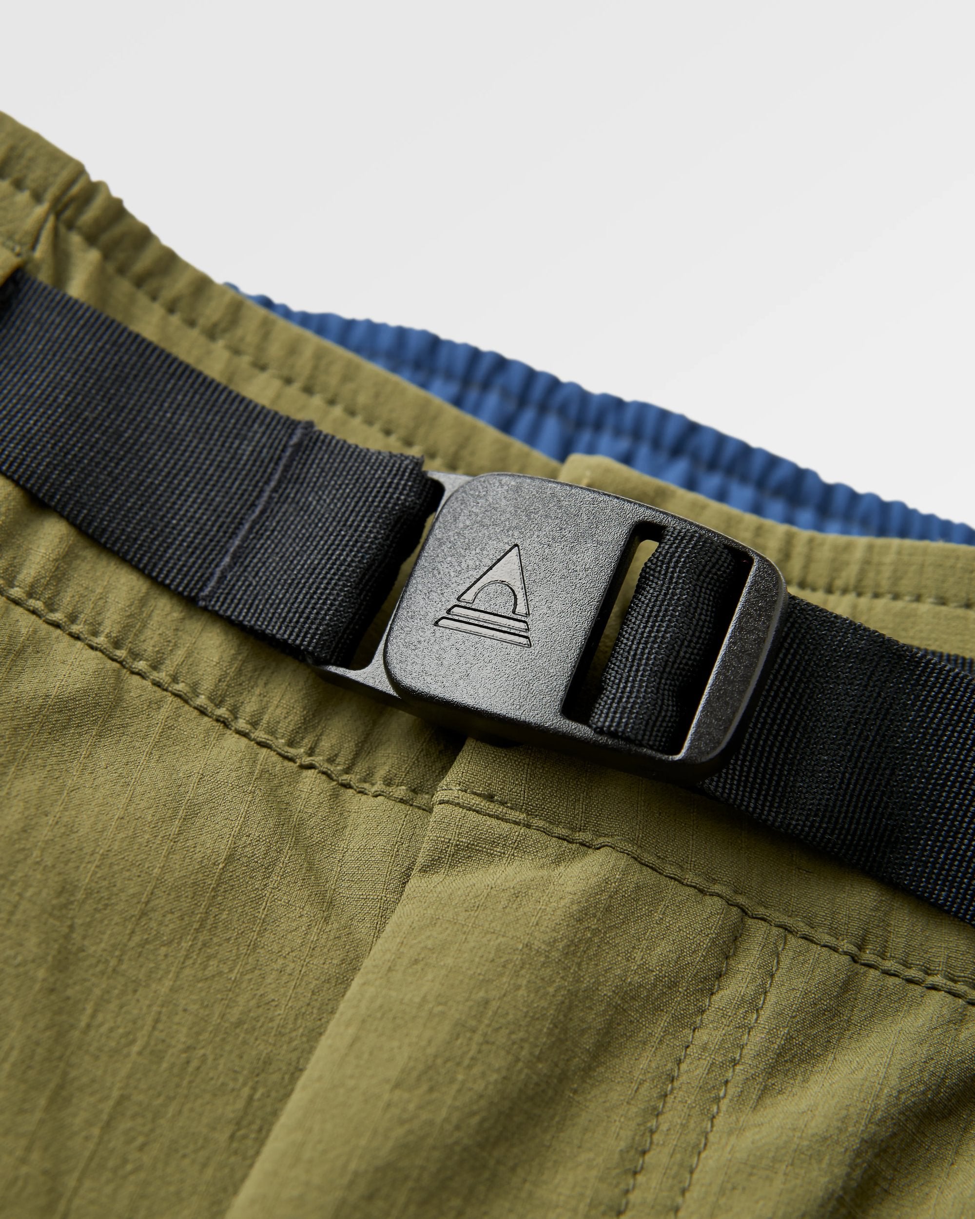 Stride Recycled Active Trail Short - Khaki - Flatlay