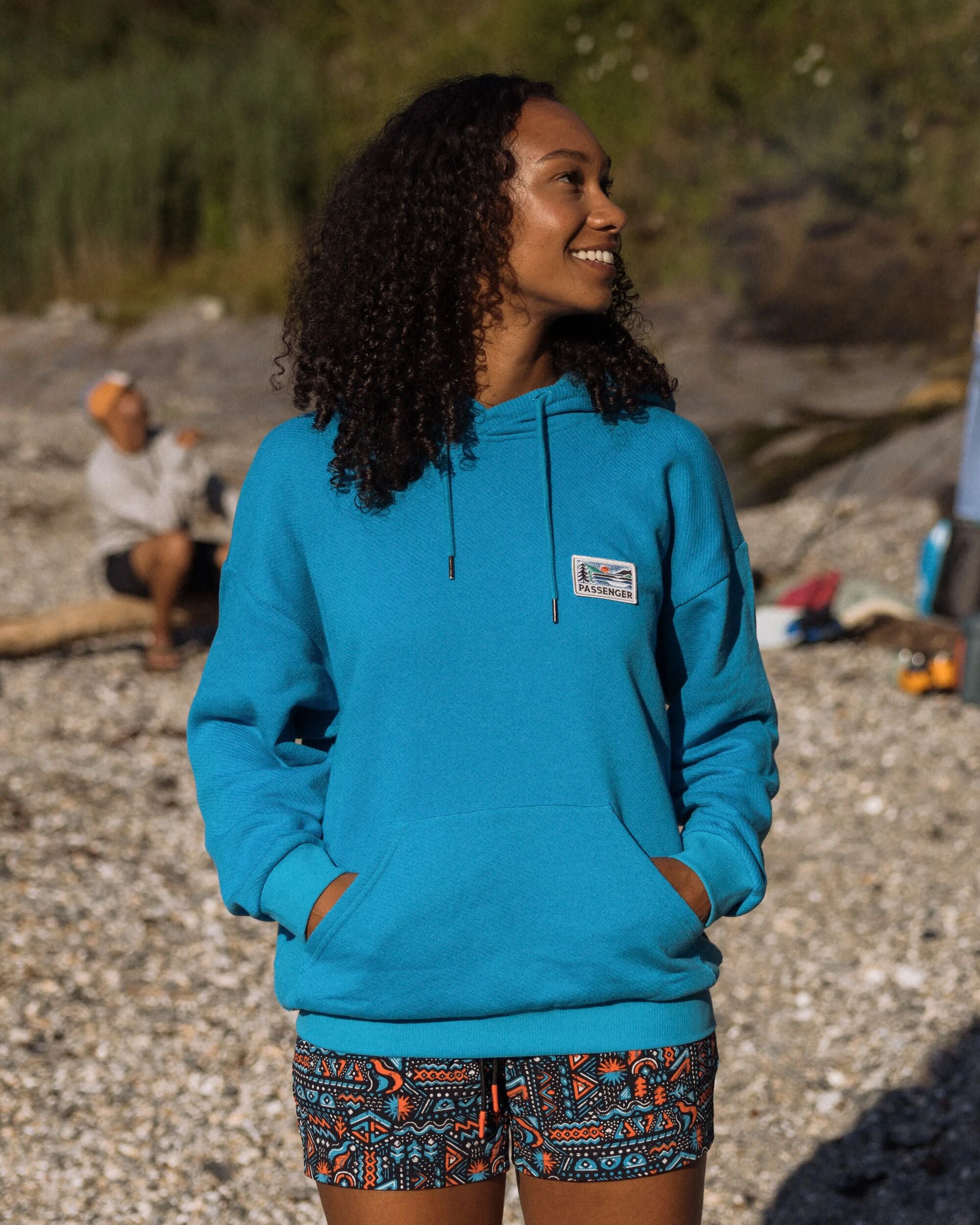 Sneak Organic Cotton Hoodie - Bluejay - Lifestyle