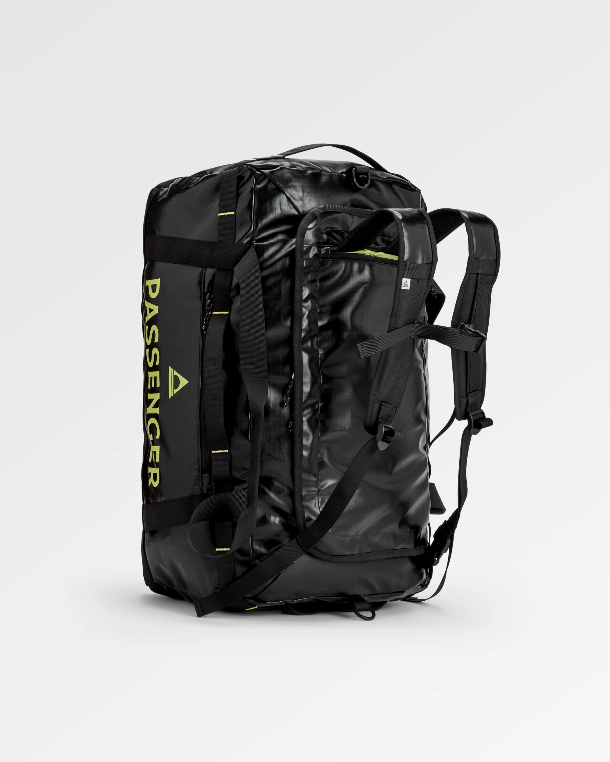 Roamer Recycled 60L Duffel Bag - Black - Flatlay