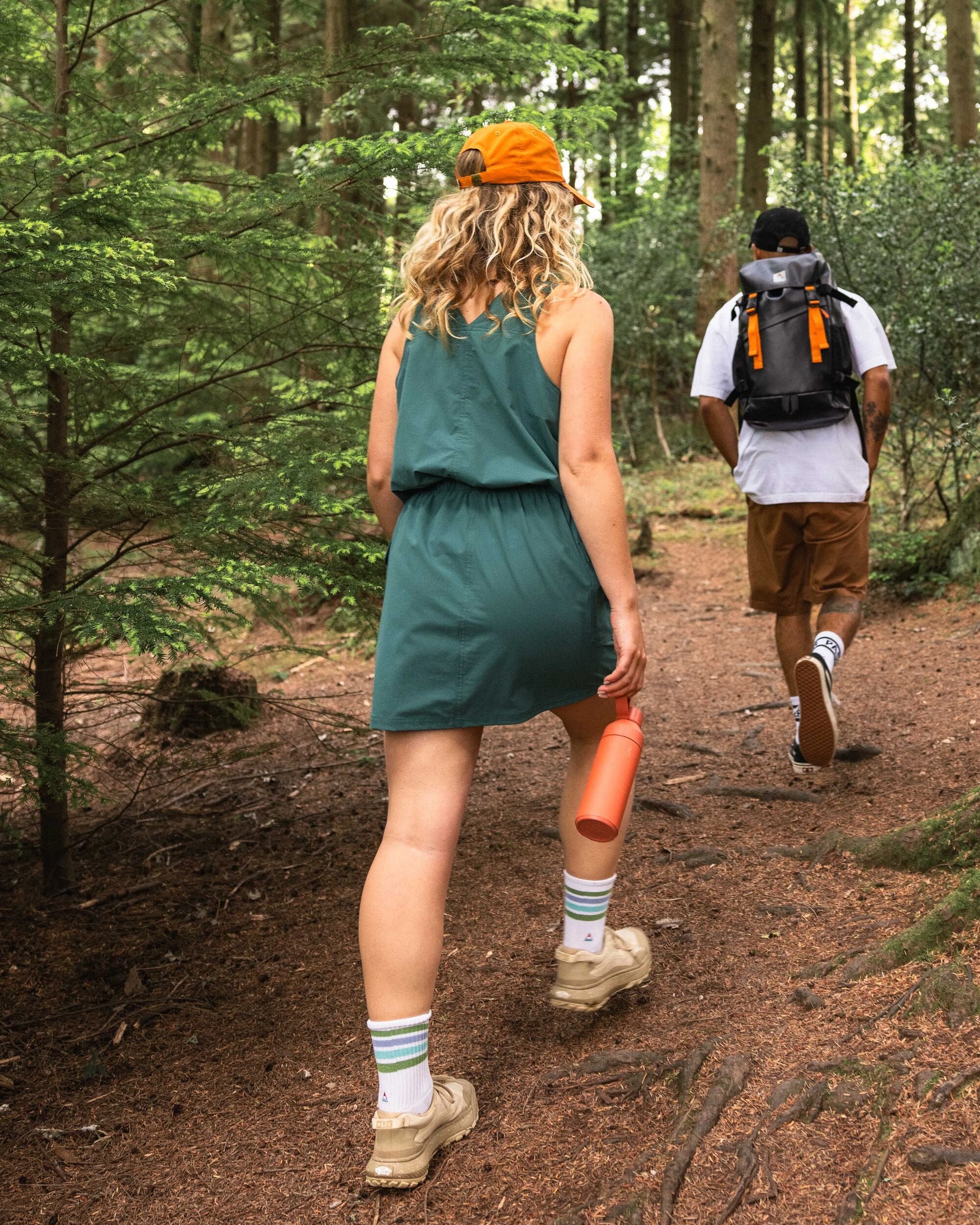Trail Recycled Cargo Dress - Deep Ocean - Lifestyle