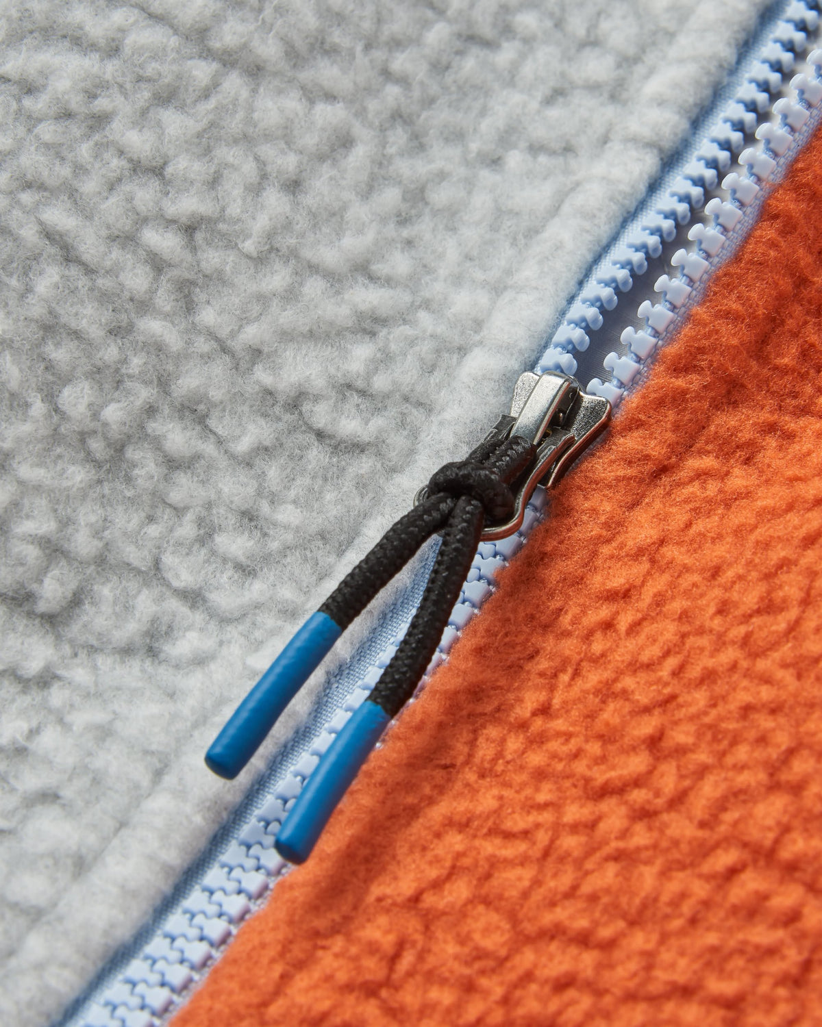 Maine 1/2 Zip Sherpa Fleece - Blue Steel - Flatlay