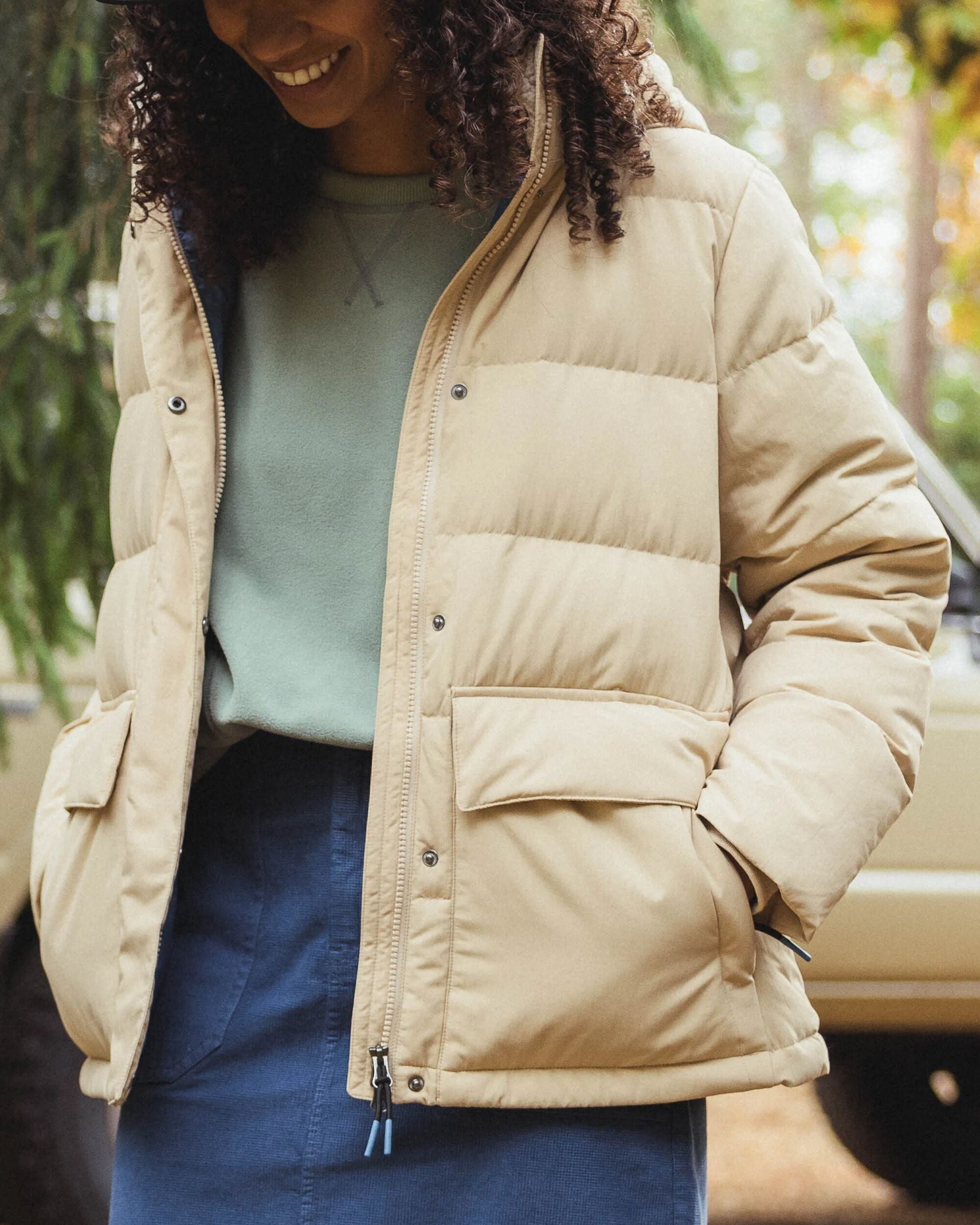 Nook Down Jacket - Stone -