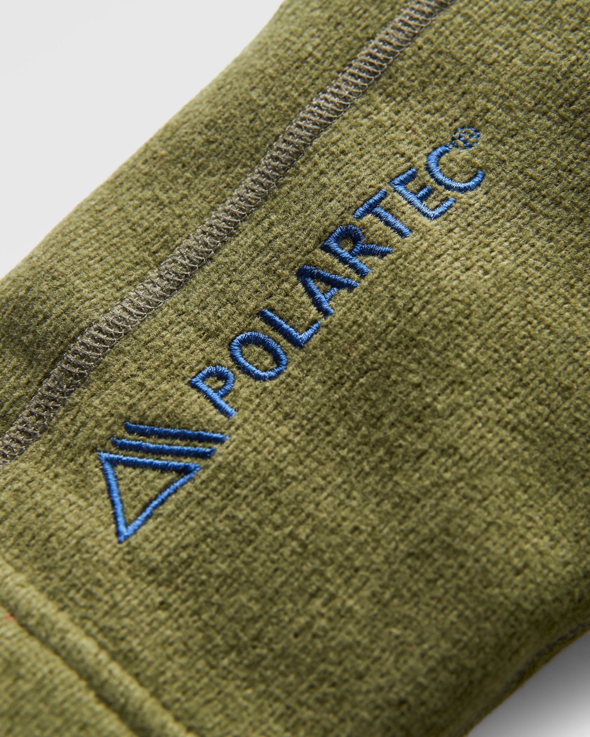 Hudson Recycled Polartec® Fleece - Khaki - Flatlay