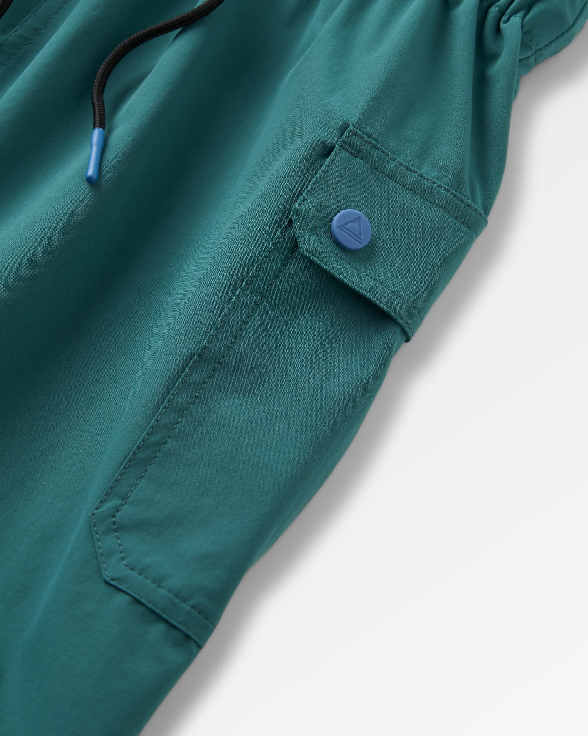 Trail Recycled Cargo Dress - Deep Ocean - Flatlay