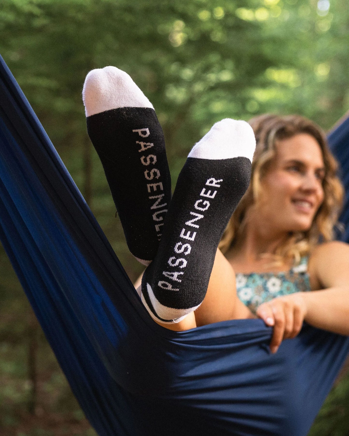 Womens_Organic Trainer Socks - Black - Lifestyle
