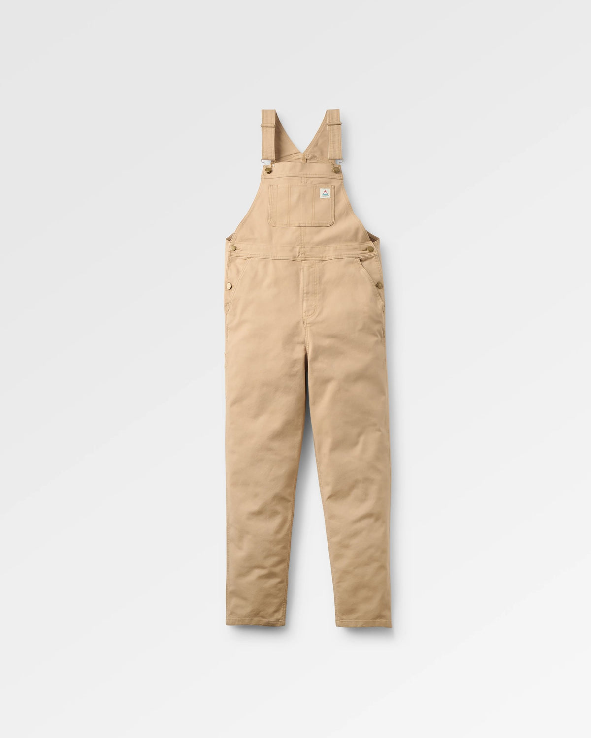 Vantage Cotton Canvas Dungaree - Biscuit - Flatlay