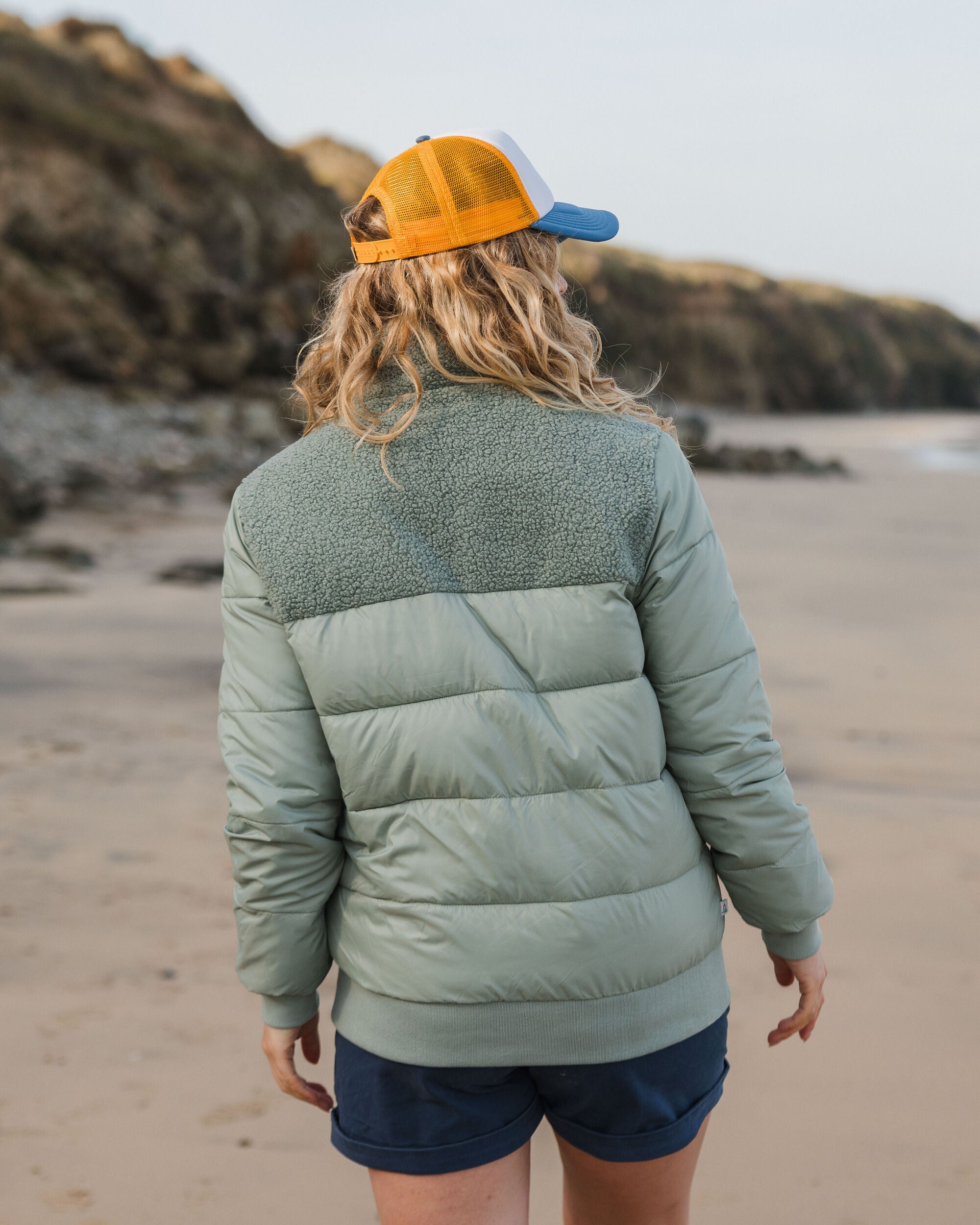Inspire Recycled Insulated Jacket - Pistachio - Lifestyle