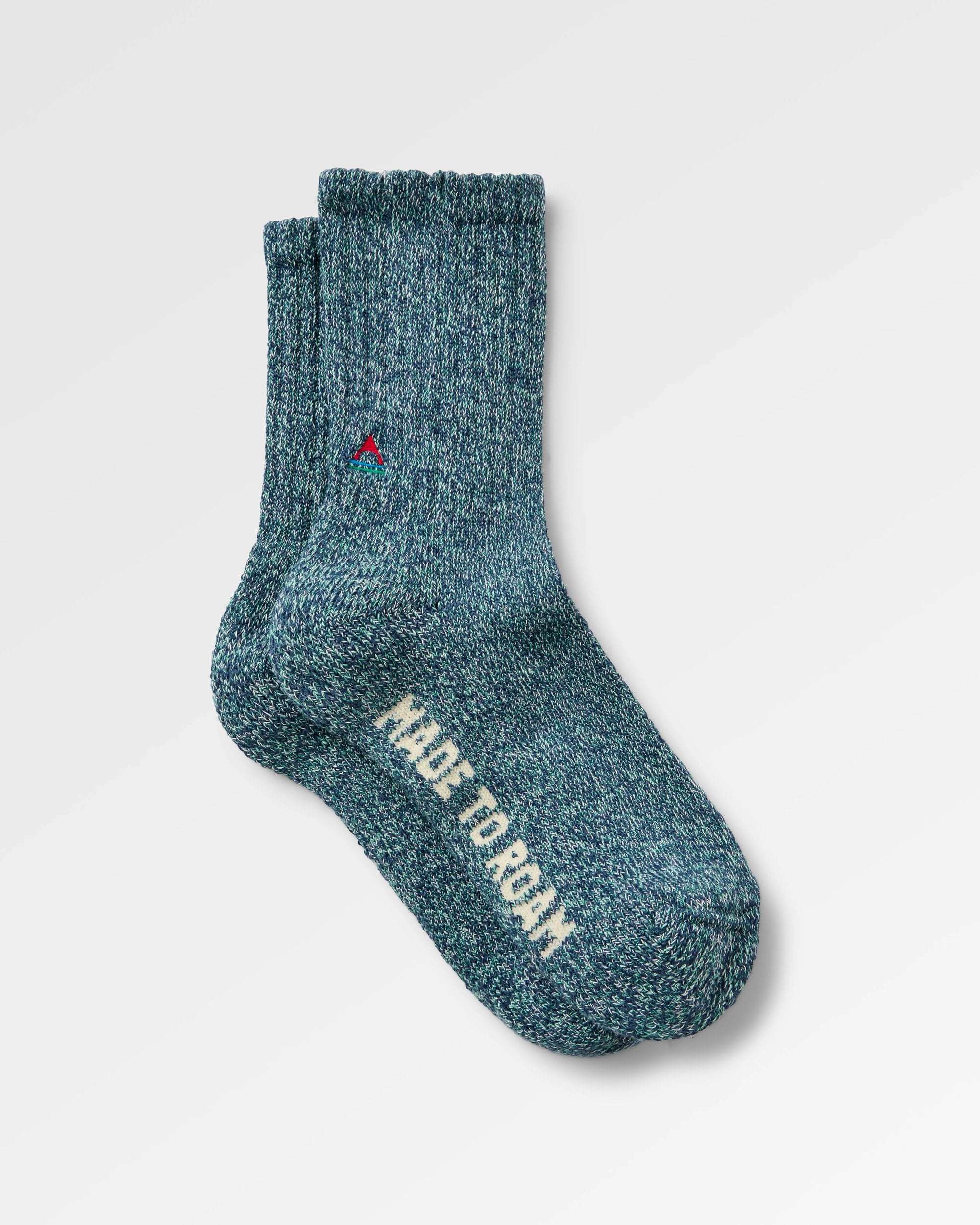 Thorne Heavyweight Sock - Rich Navy - Flatlay