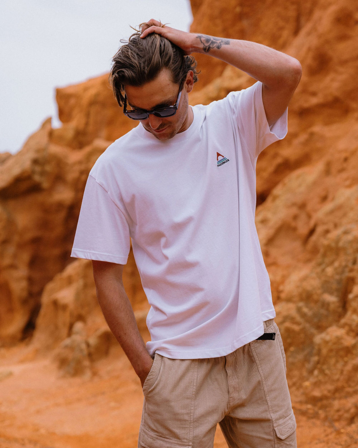 Vita Relaxed Fit T-Shirt - White - Lifestyle