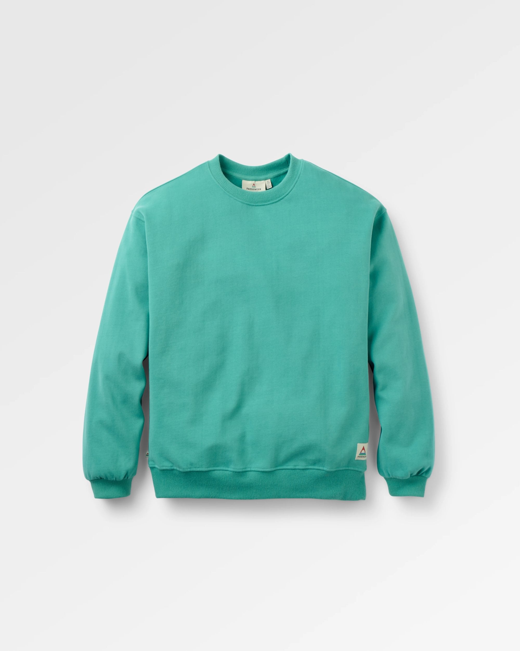 Heritage Relaxed Fit Sweatshirt - Ocean Teal - Flatlay