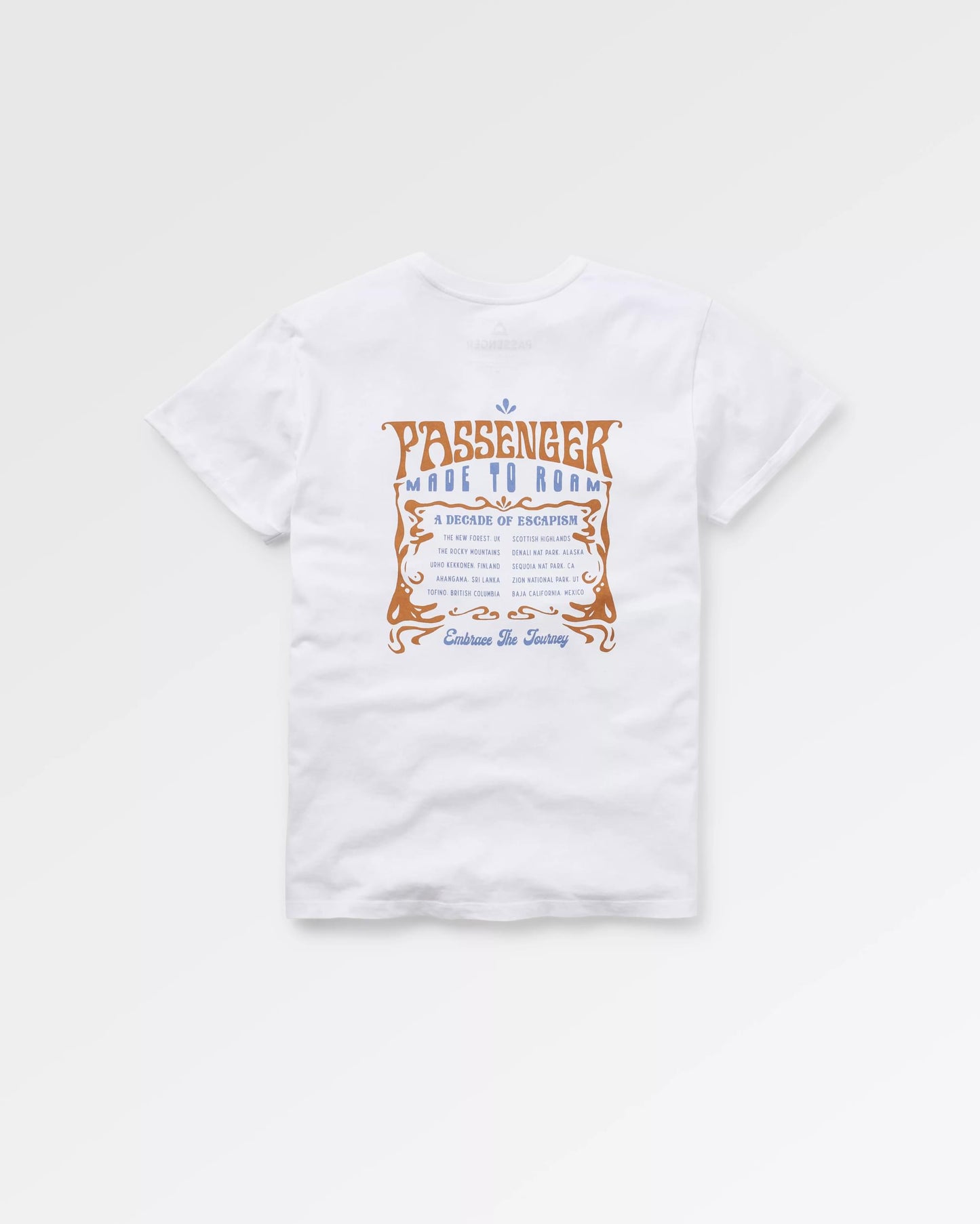 Canelazo Recycled Cotton T-Shirt - White - Flatlay