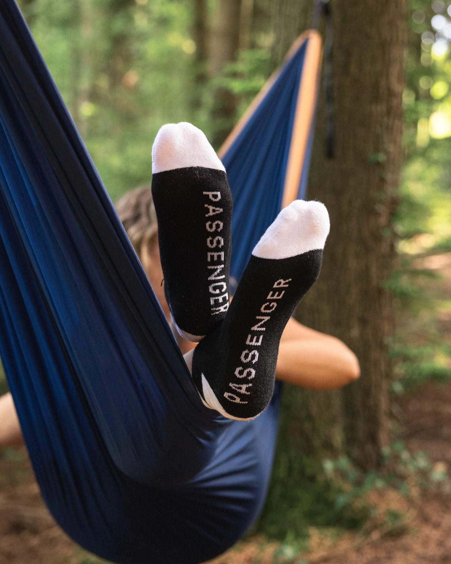 Womens_Organic Trainer Socks - Black - Lifestyle