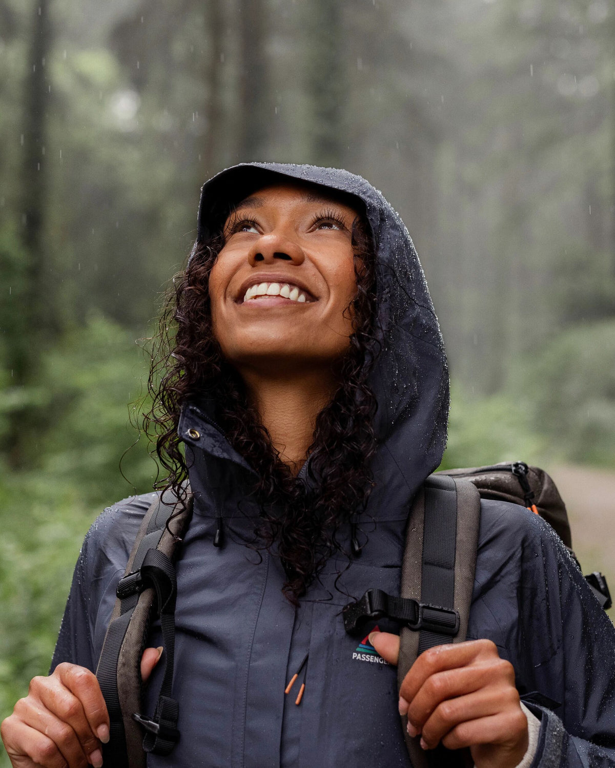 Trailscape Women's Waterproof Jacket - Charcoal - Lifestyle