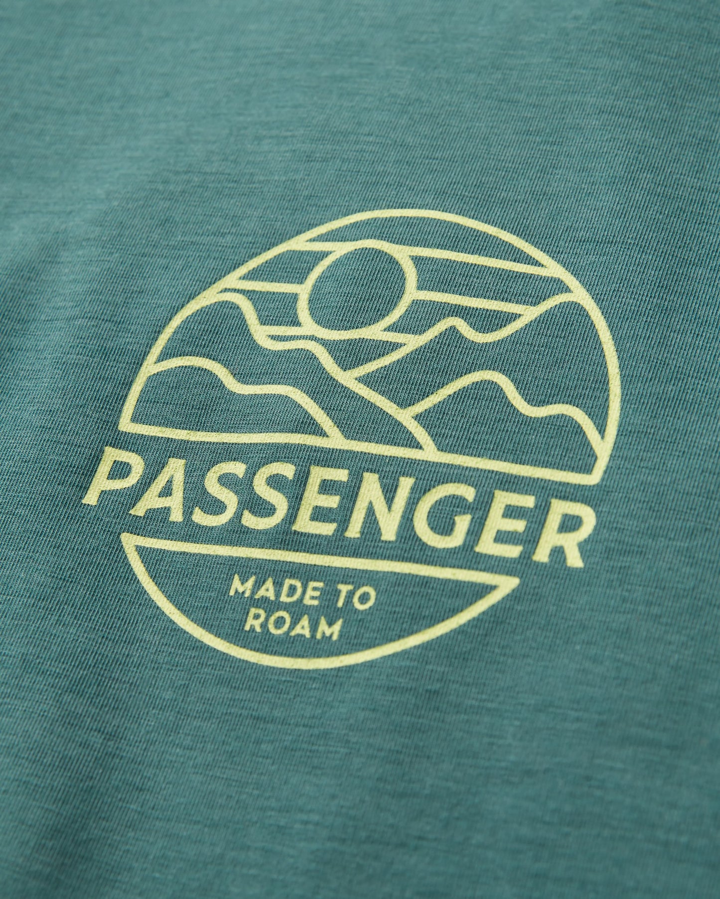 Sedona Recycled Active LS T-Shirt - Deep Ocean - Flatlay